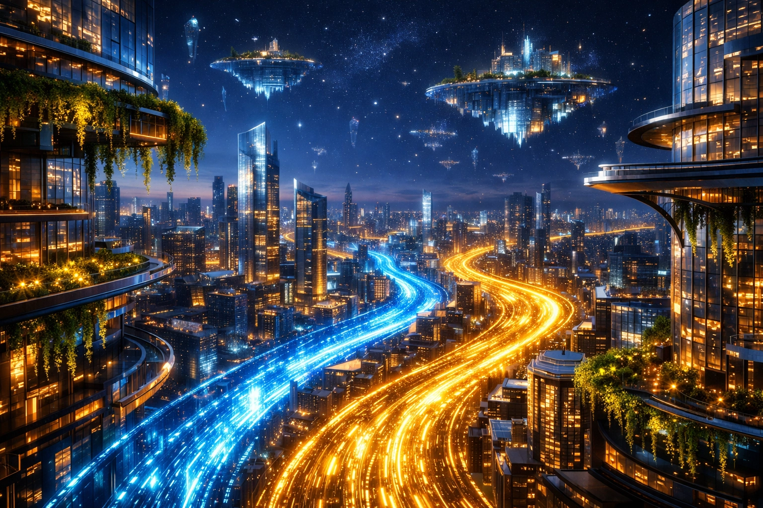 Frictionless Web3 global payments flowing through a futuristic metaverse city for borderless commerce.