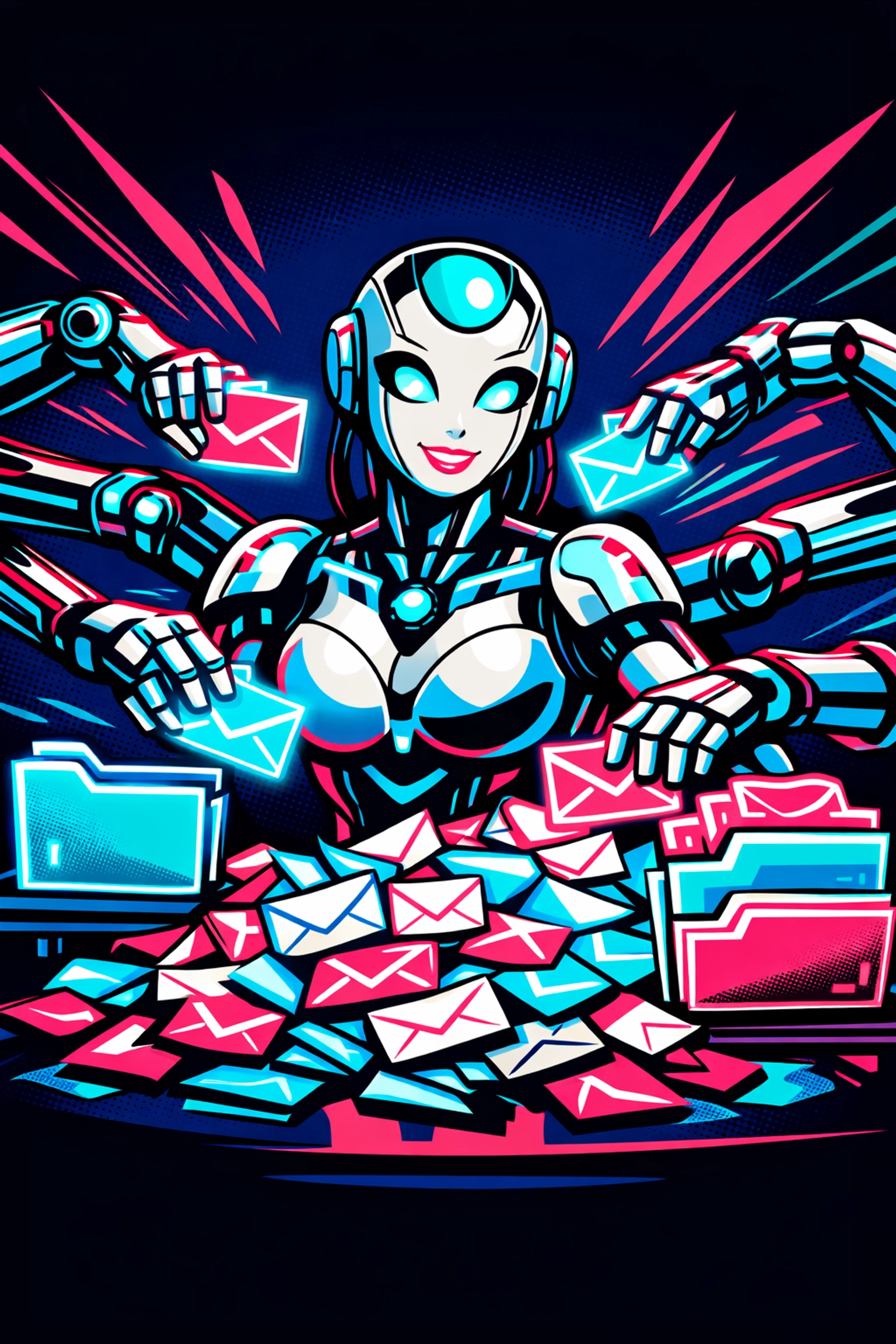 A fast AI virtual assistant for business multi-tasking to process customer leads and digital document filing.