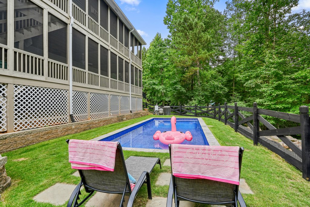Beautiful Acworth home with pool and outdoor living space