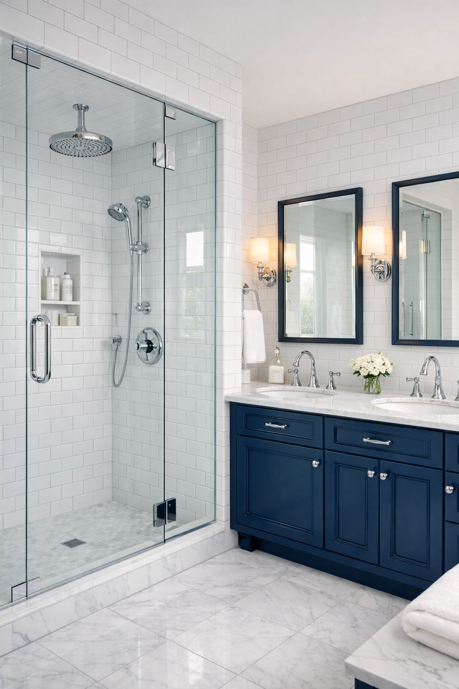 Professional deep cleaning results in a bathroom using effective eco-friendly cleaning products.