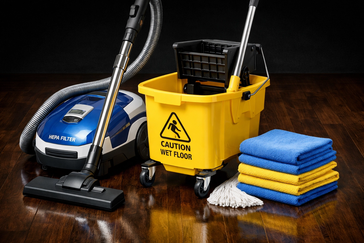 Professional equipment used by The Cleaning Ninjas Inc for expert house cleaning Ashby MA.