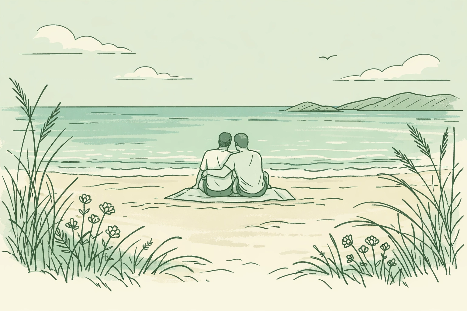 La Lecciona gay-friendly naturist beach in Tuscany with pristine turquoise Mediterranean waters