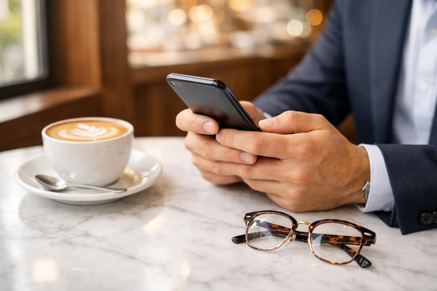 Person checking their bank account on a smartphone for a fast 2026 tax refund via direct deposit.