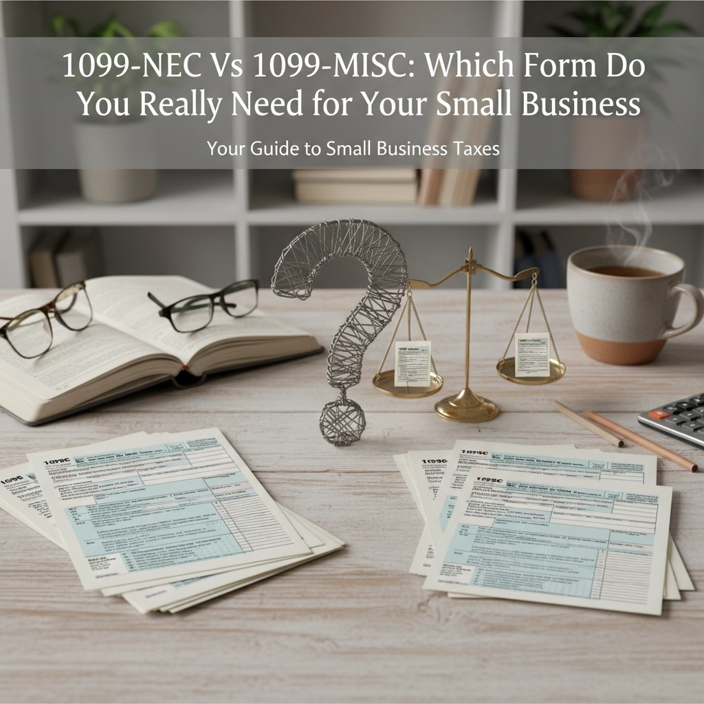 1099-NEC Vs 1099-MISC: Which Form Do You Really Need for Your Small Business?
