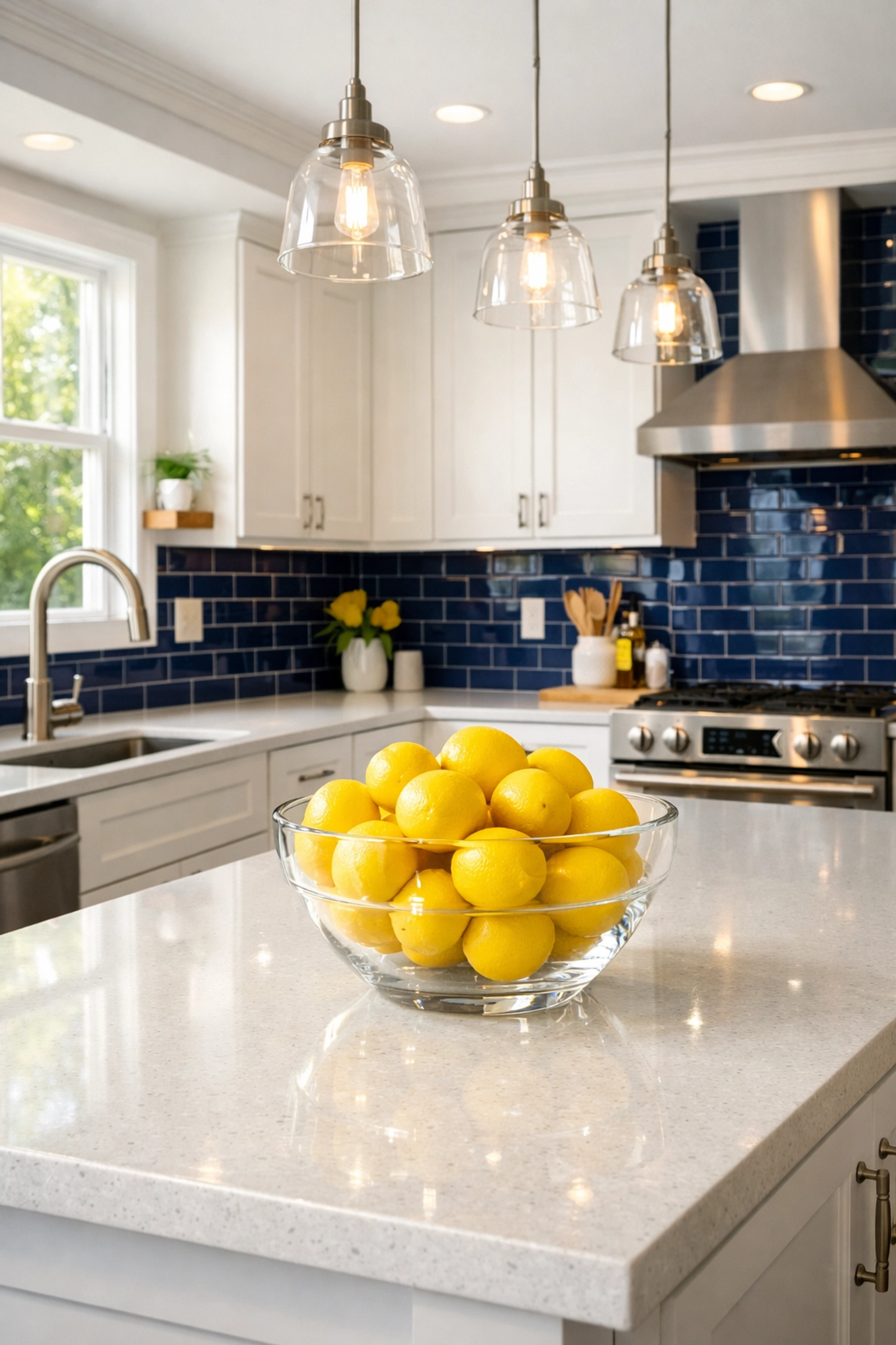 Clean modern kitchen with sparkling surfaces by professional cleaners Leominster MA.
