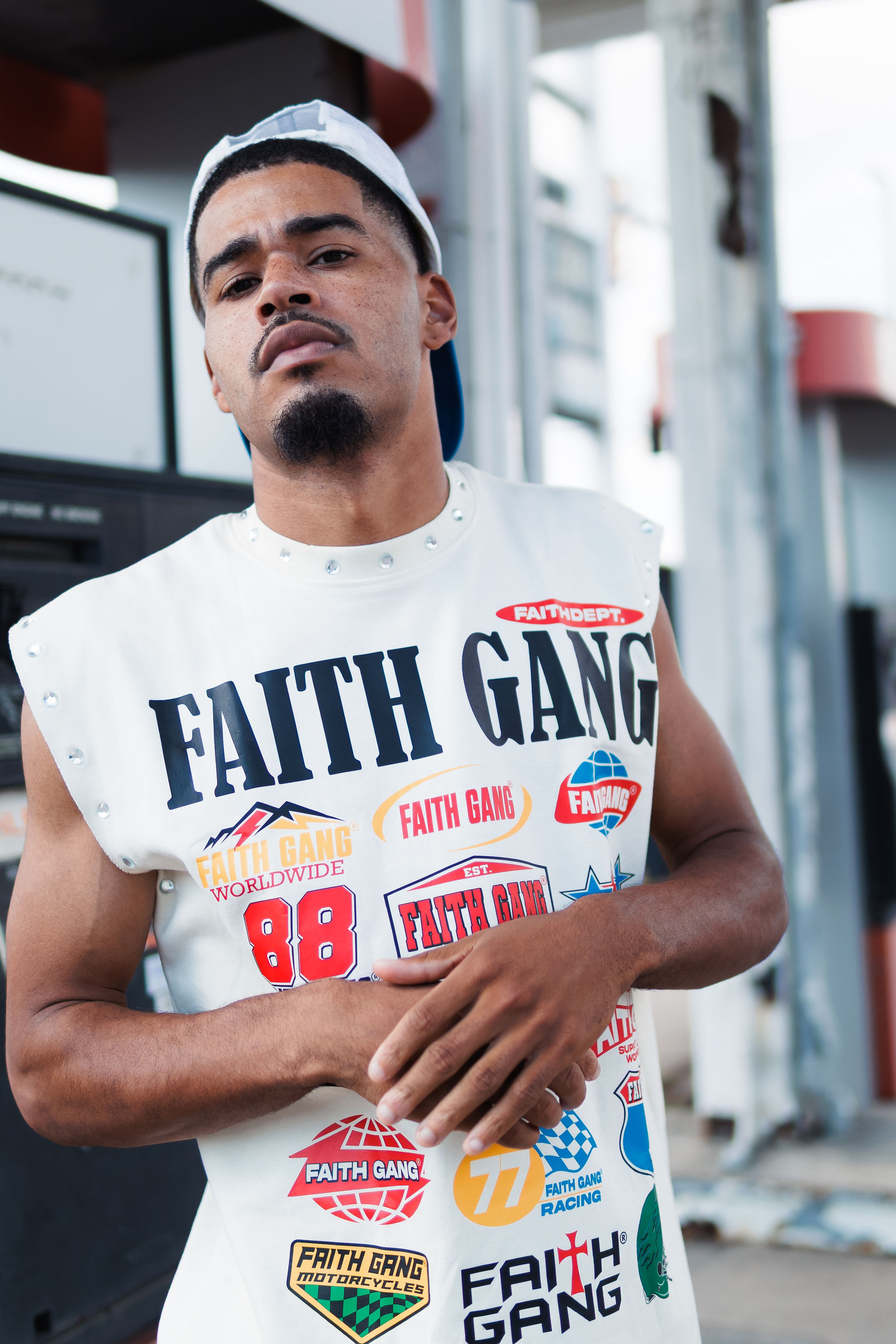 Bold Sleeveless FAITH GANG® TruVine Apparel Shirt