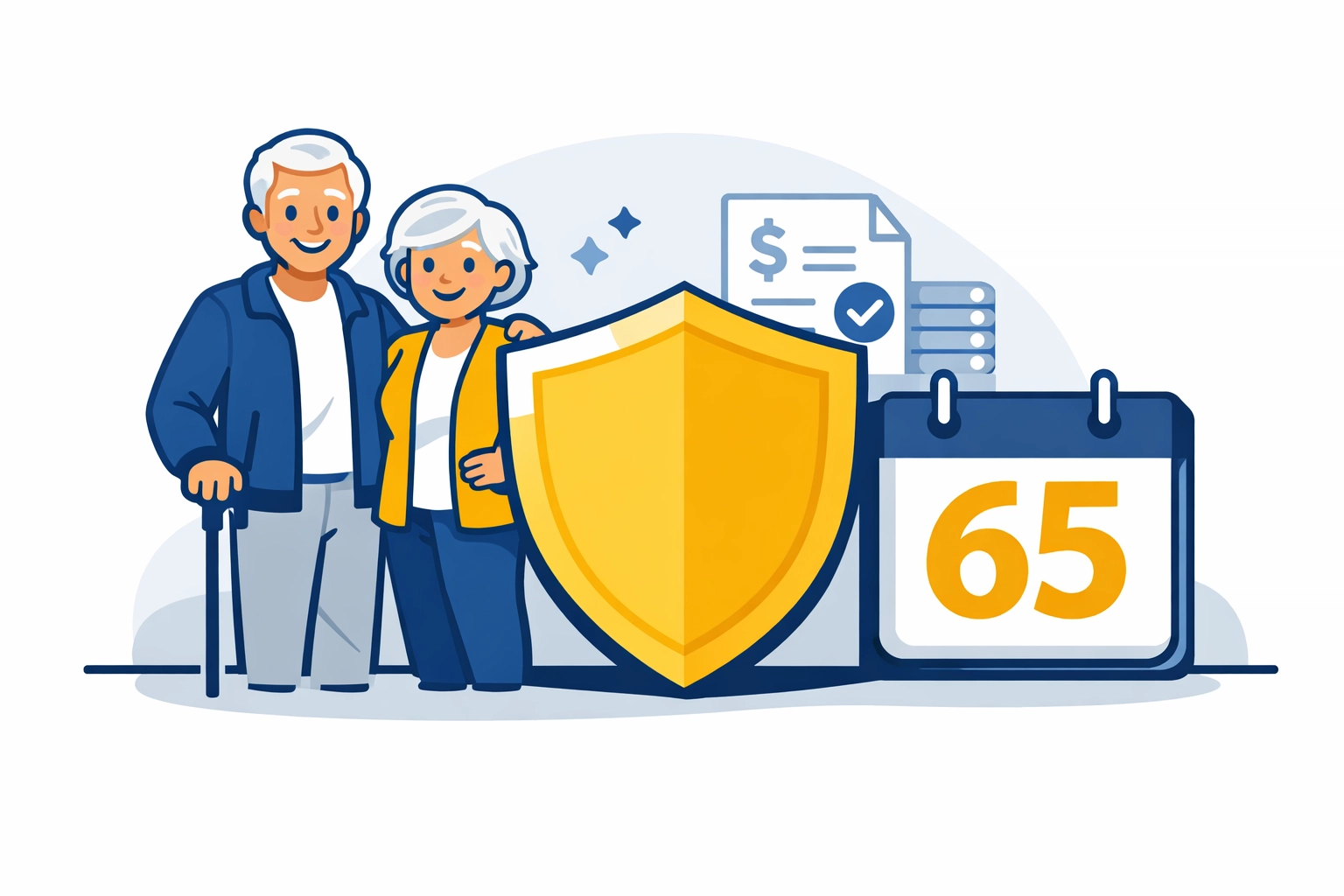 Illustration of tax relief and benefits for New Haven seniors aged 65 and older during the 2026 tax season.