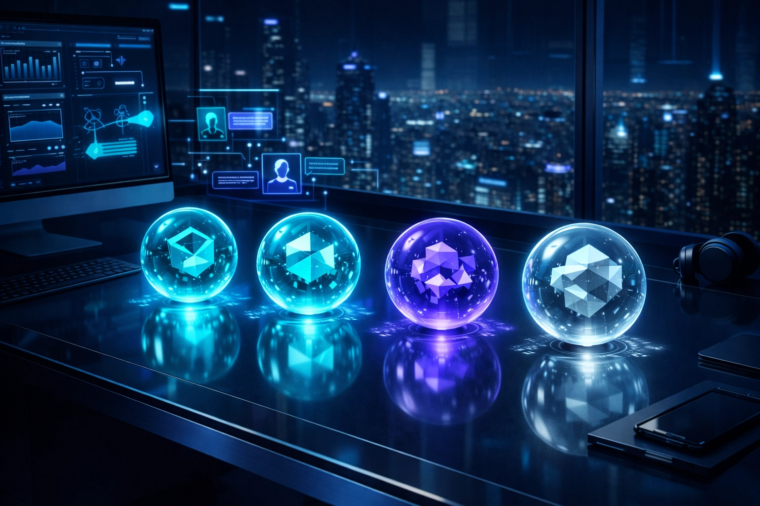 Virtual real estate AI employees handling automated lead follow-up and office administration.