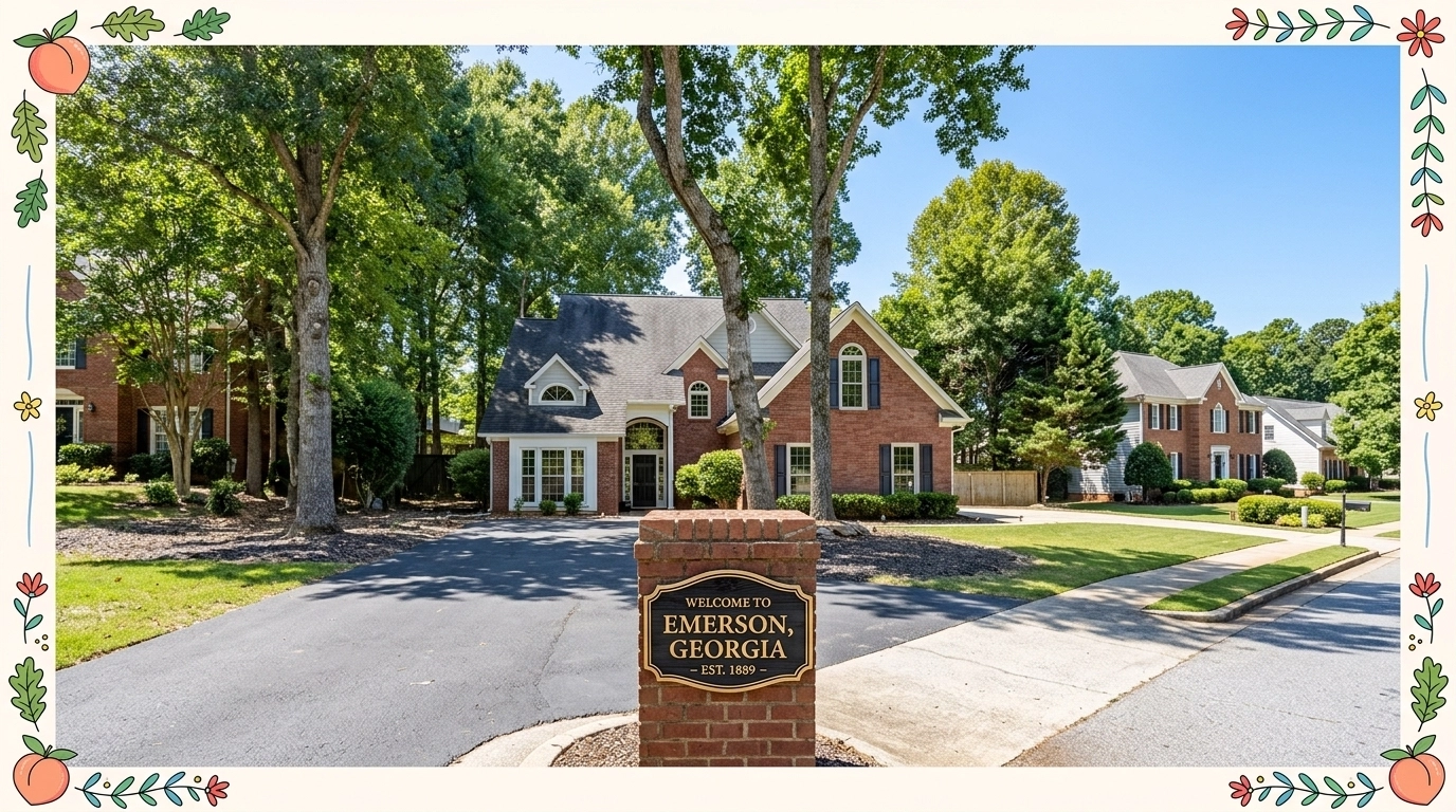 Traditional Neighborhood Street in Emerson GA Traditional Neighborhood Street in Emerson GA