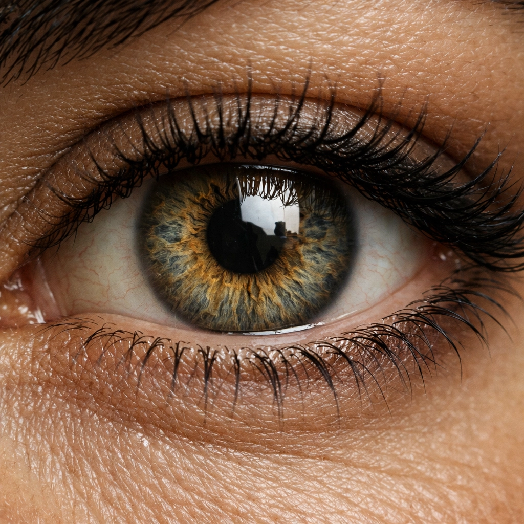 Macro detail of a human eye showing sharpness and quality in a compressed professional photo gallery.