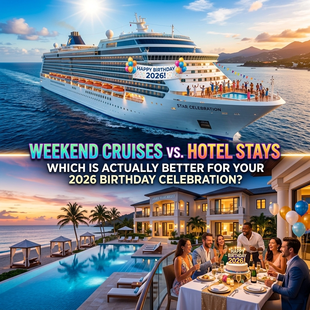 [HERO] Weekend Cruises vs. Hotel Stays: Which Is Actually Better for Your 2026 Birthday Celebration?