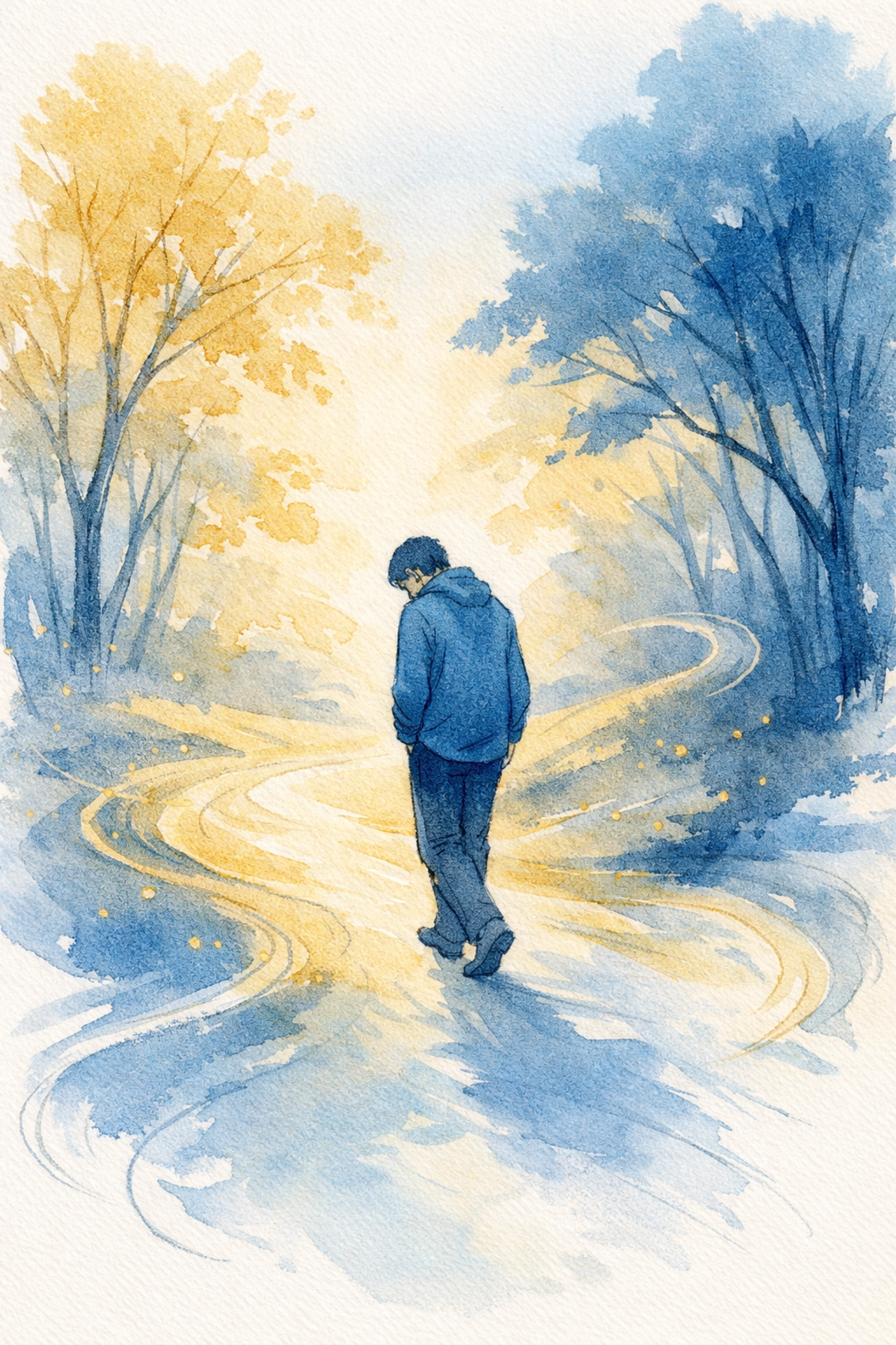 Peaceful nature walk for Scripture meditation and Christian grounding practice