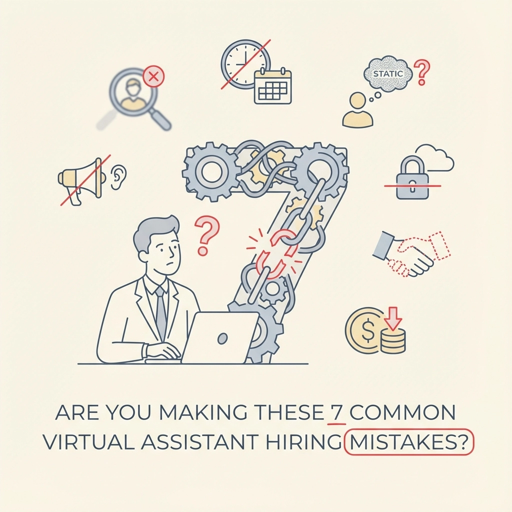Are You Making These 7 Common Virtual Assistant Hiring Mistakes?