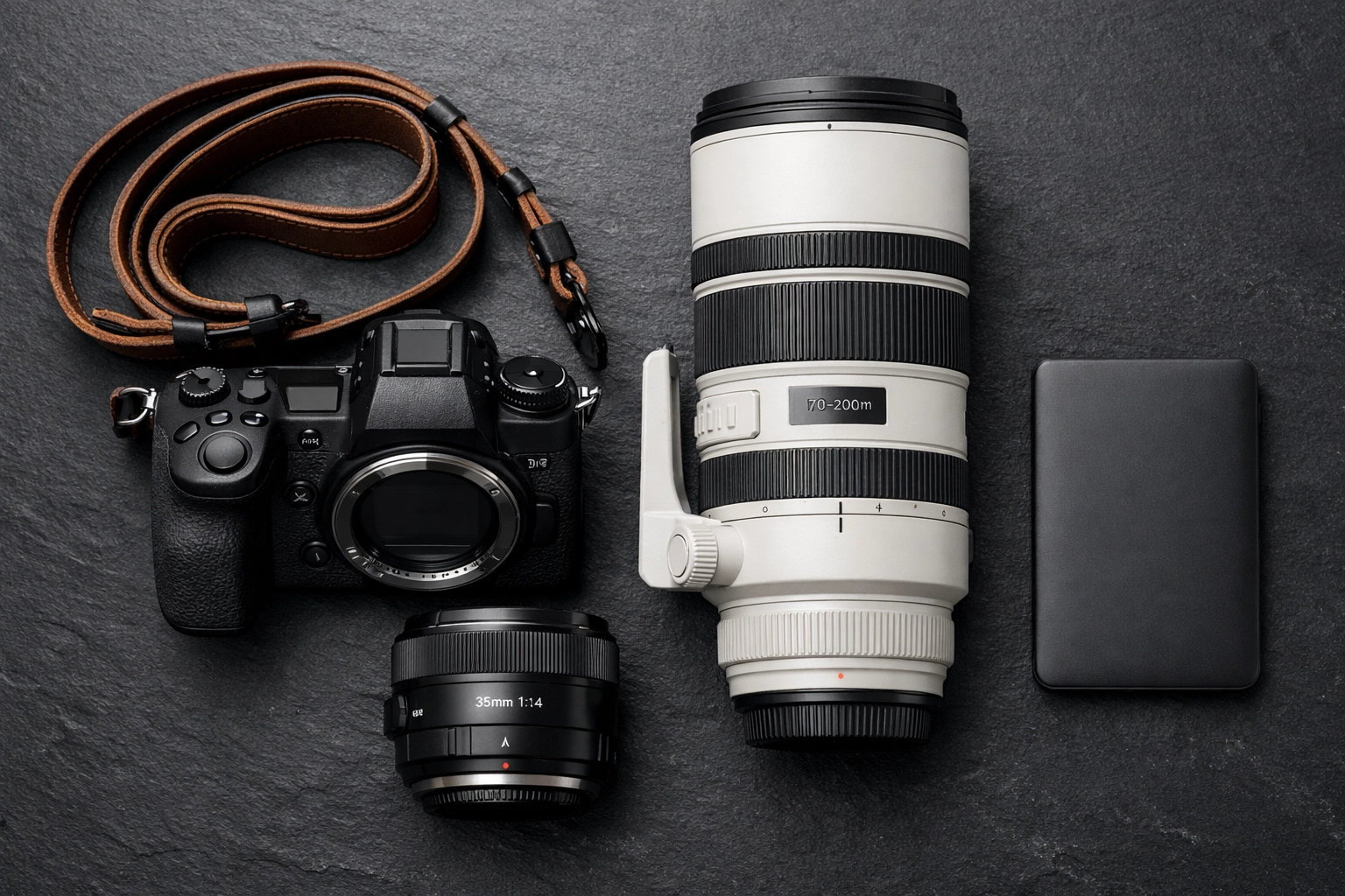 High-end photography gear and lenses for professional photographers in 2026.