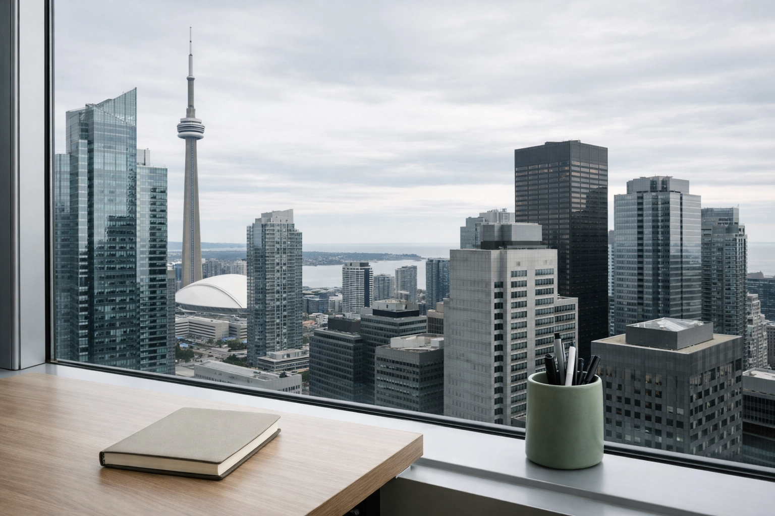 Canadian city skyline representing available payday loans in Vancouver, Toronto, and Alberta.