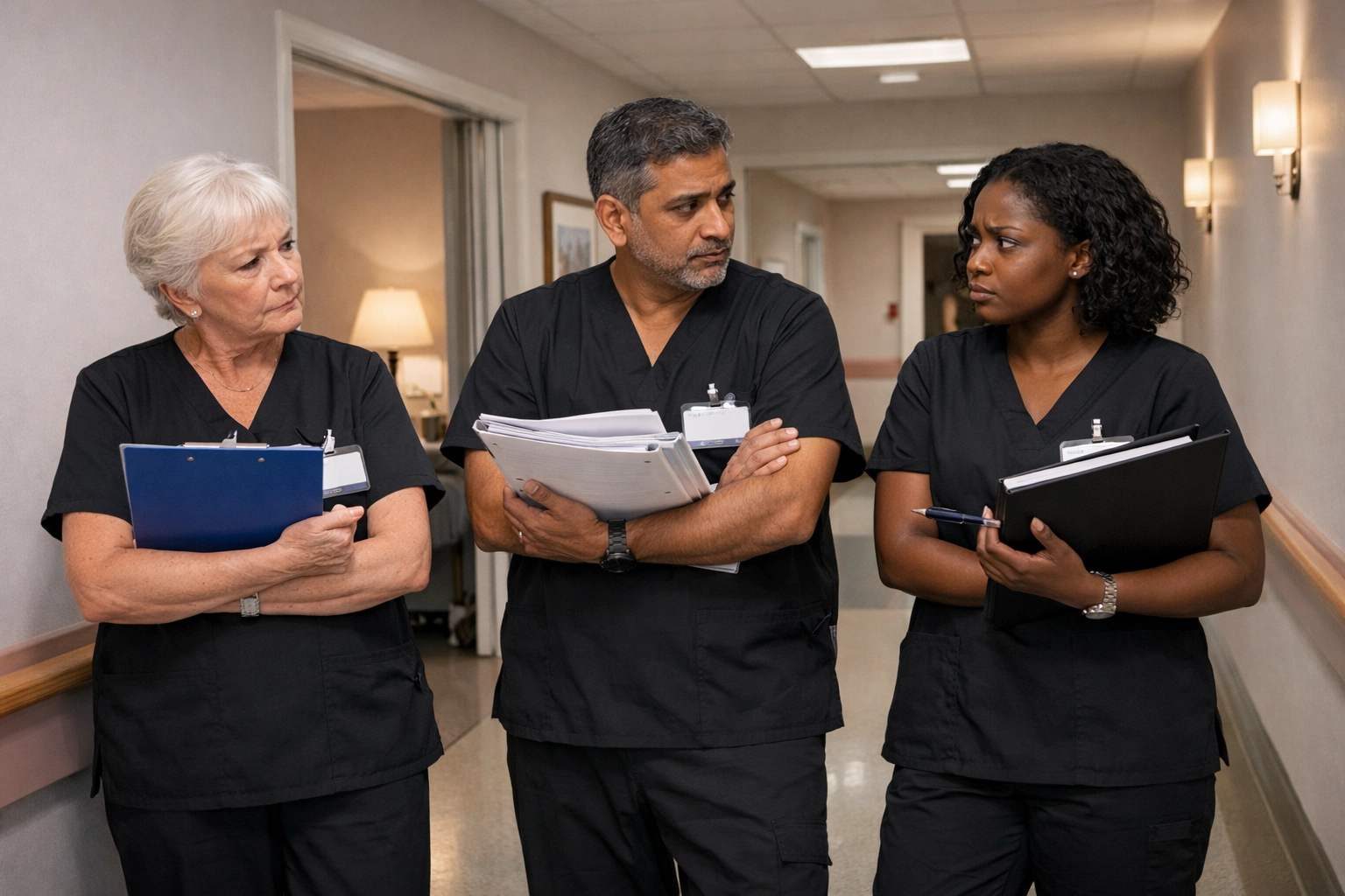 Diverse nursing leadership team with inconsistent processes creates confusion before survey