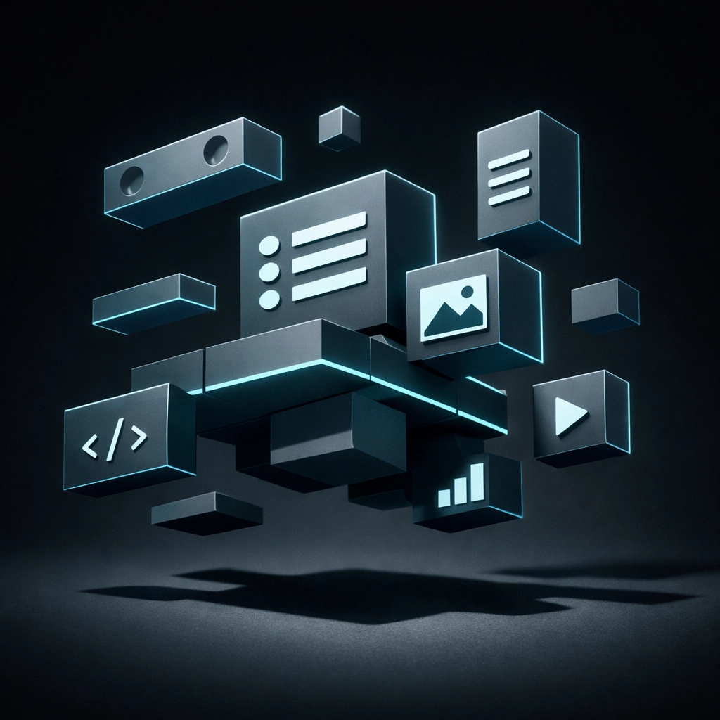 Modular component-driven design system building blocks for scalable web development