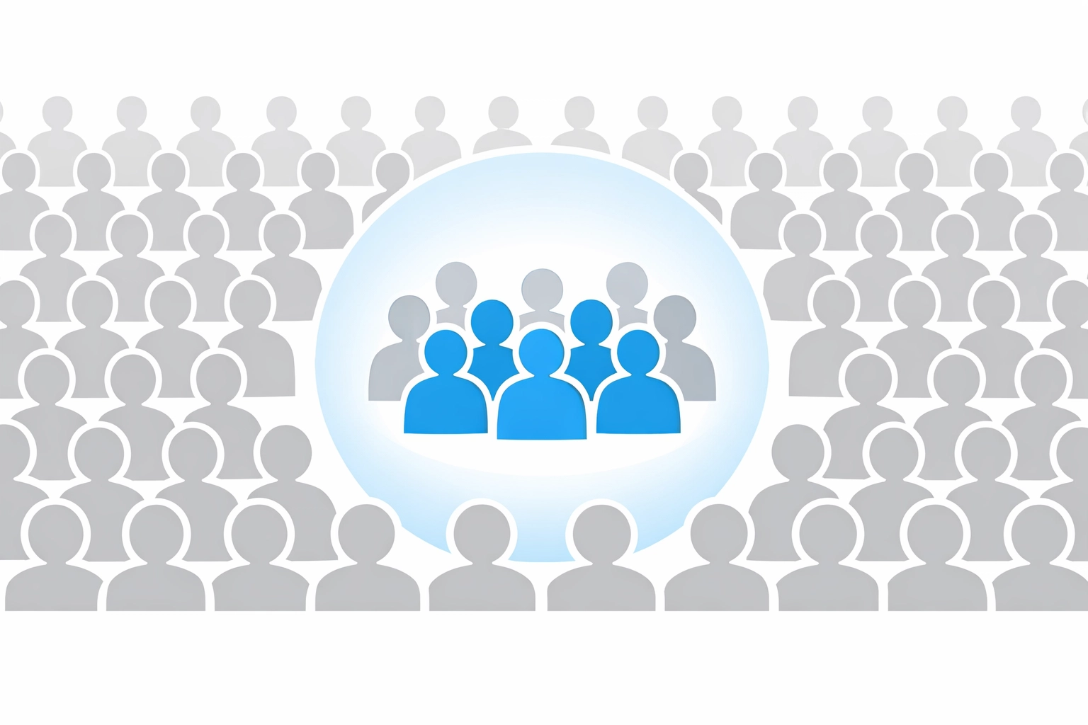 Targeted voter segments highlighted through precision audience modeling for political campaigns.