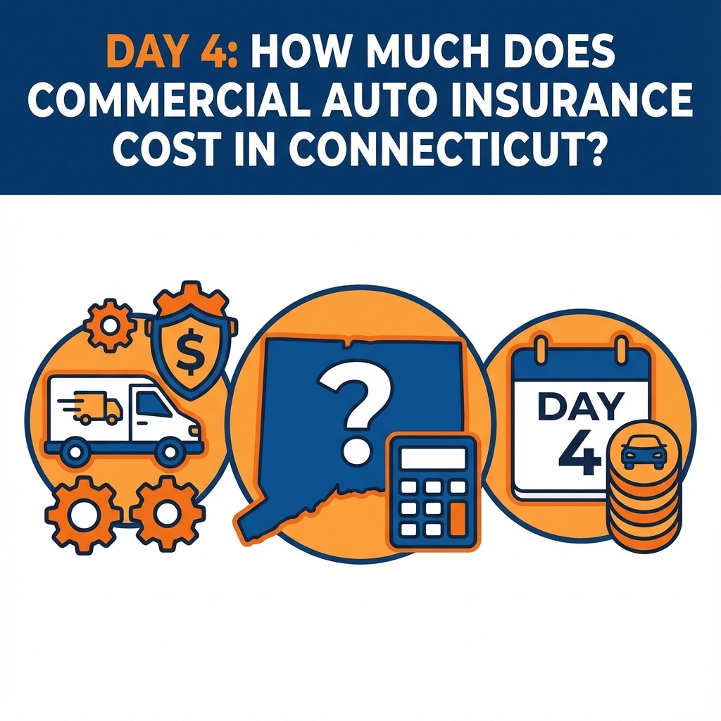 Day 4: How Much Does Commercial Auto Insurance Cost in Connecticut?