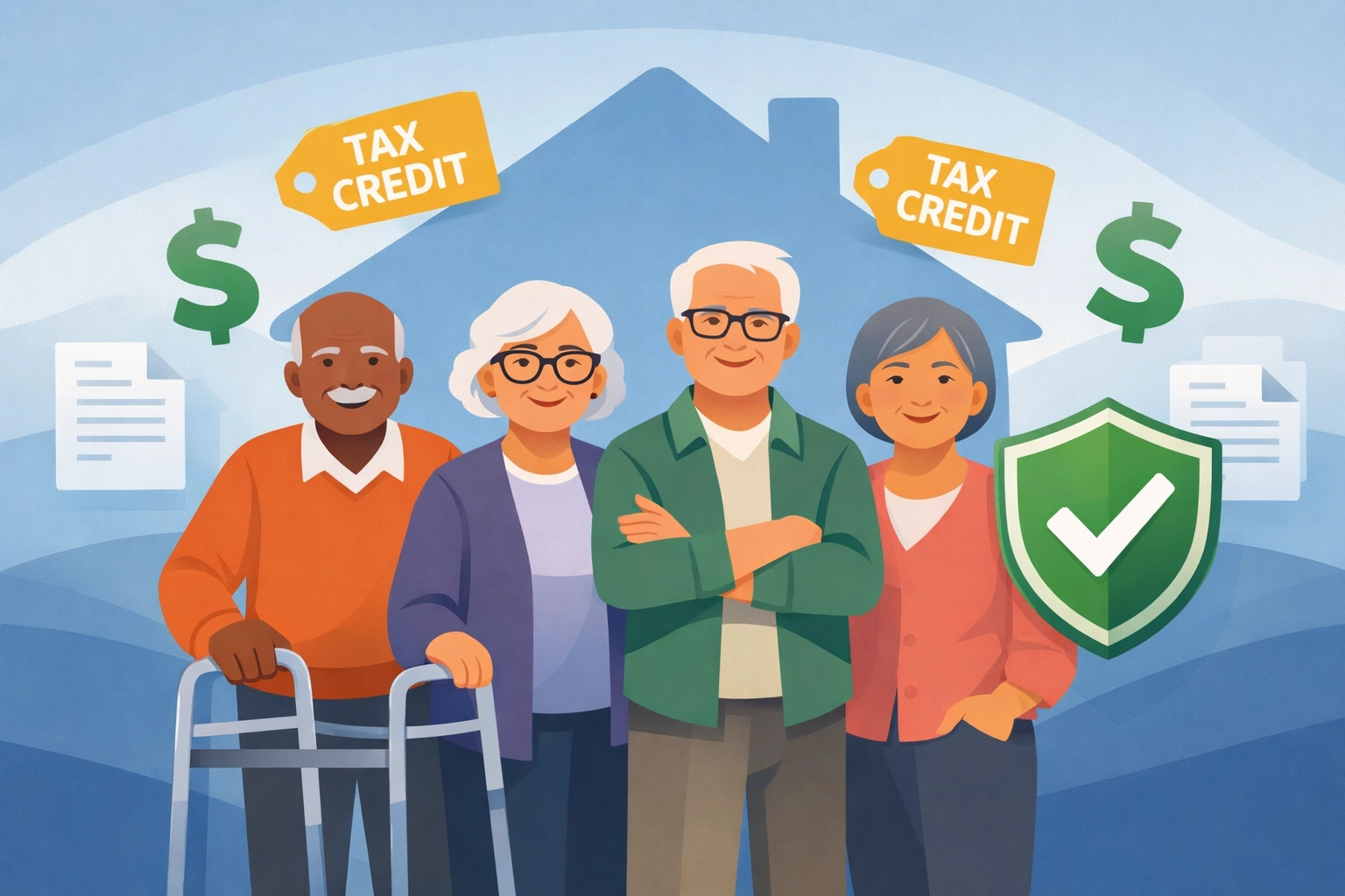 Senior citizens receiving New Haven homeowner tax relief credits and benefits