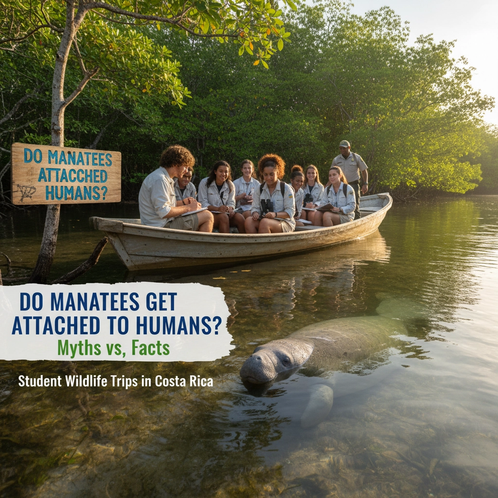 Do Manatees Get Attached to Humans? Myths vs. Facts for Student Wildlife Trips in Costa Rica