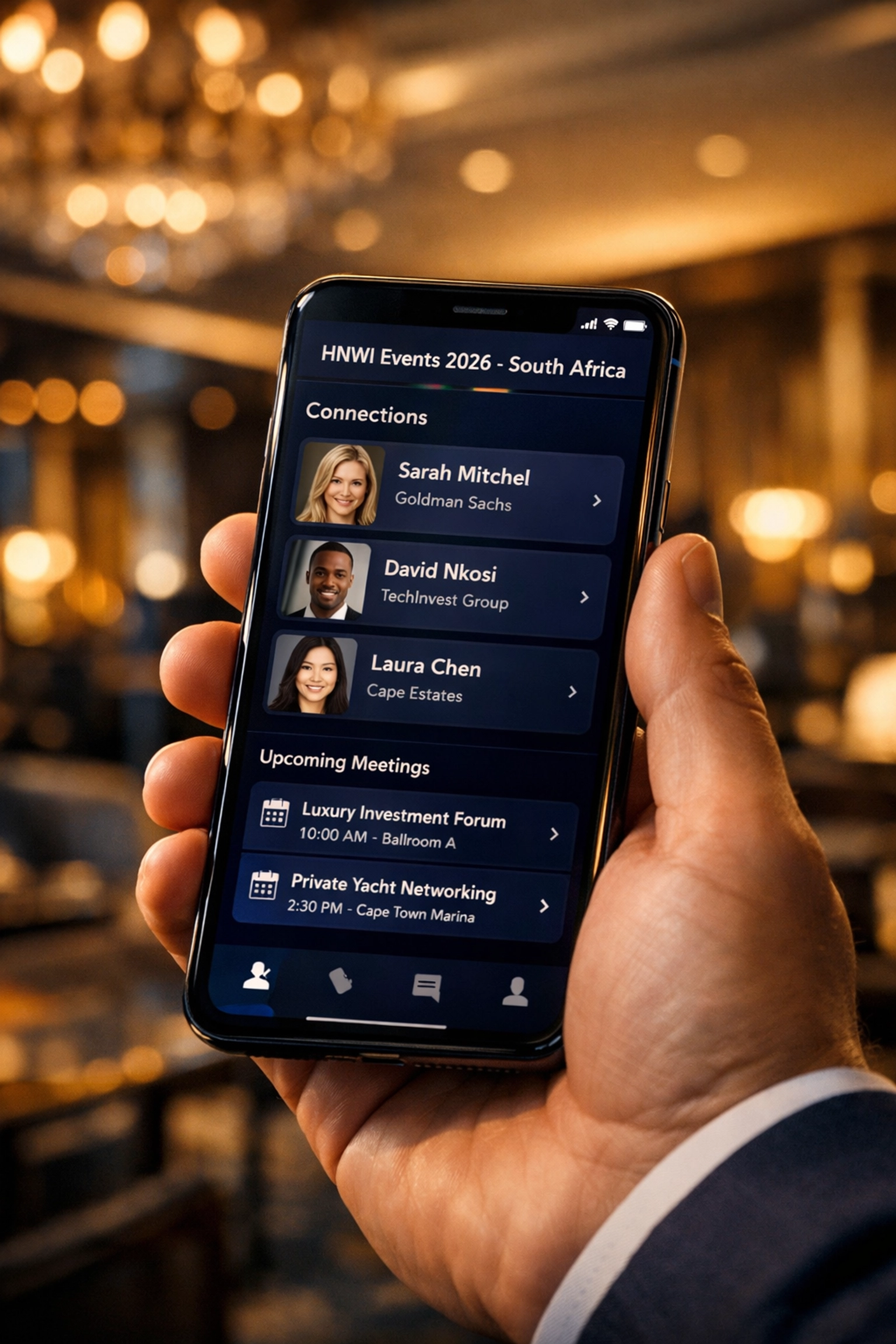 Conference networking app for finance professionals events 2026 south africa
