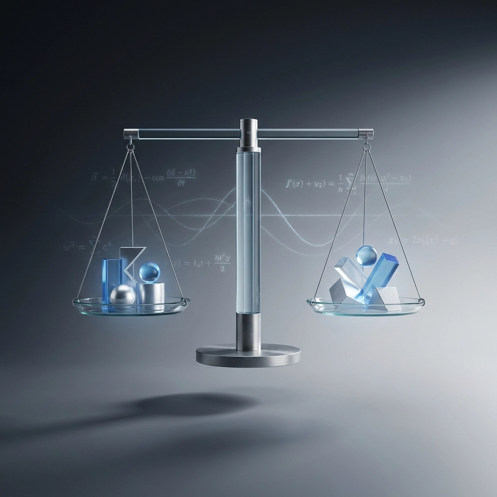 A balanced scale representing portfolio diversification and stability through multi-strategy hedge funds