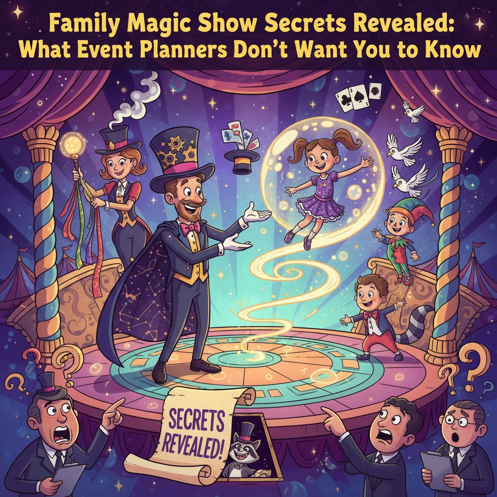 Family Magic Show Secrets Revealed: What Event Planners Don't Want You to Know