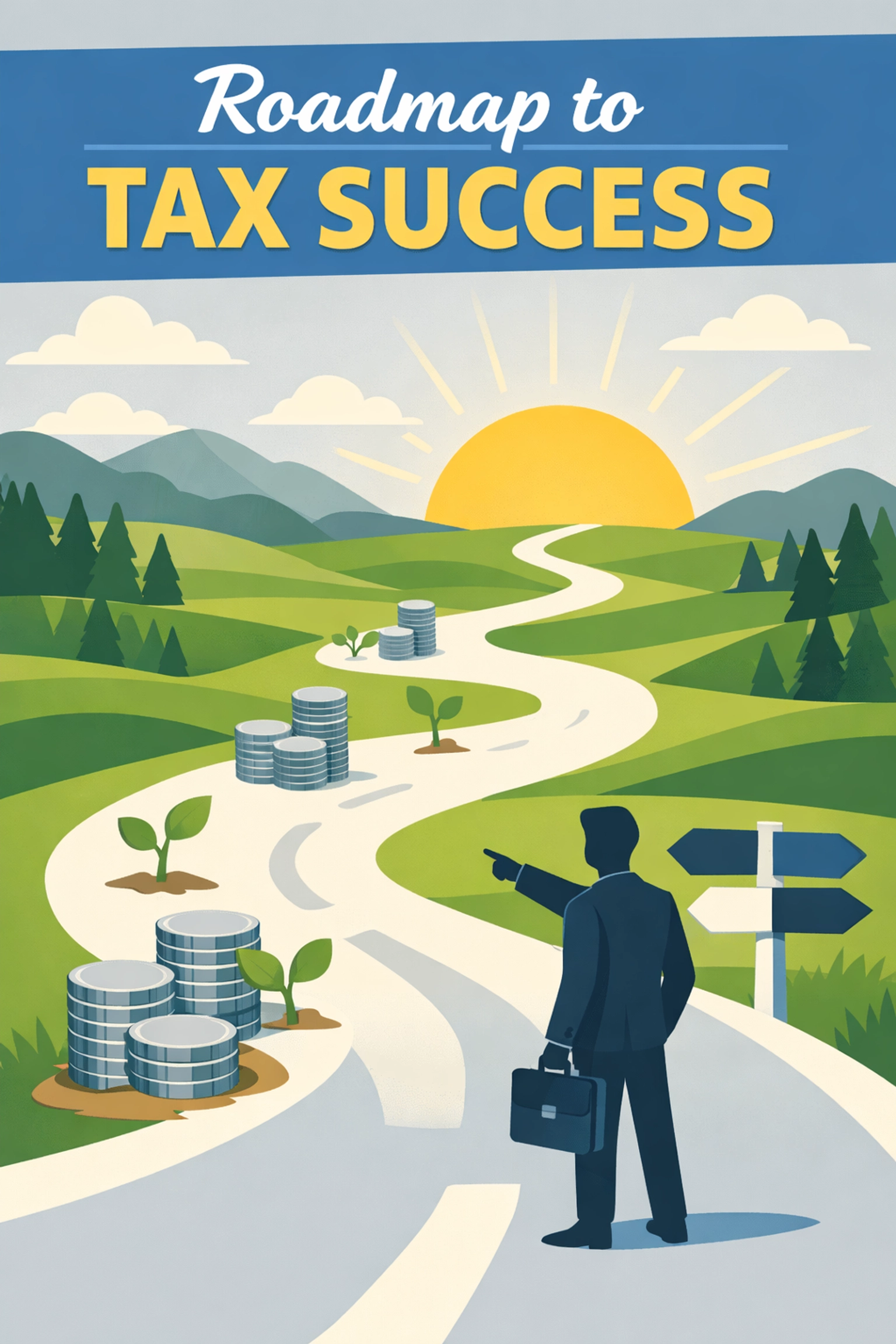 A concierge tax pro guiding a client on a roadmap toward tax success and a maximized refund.