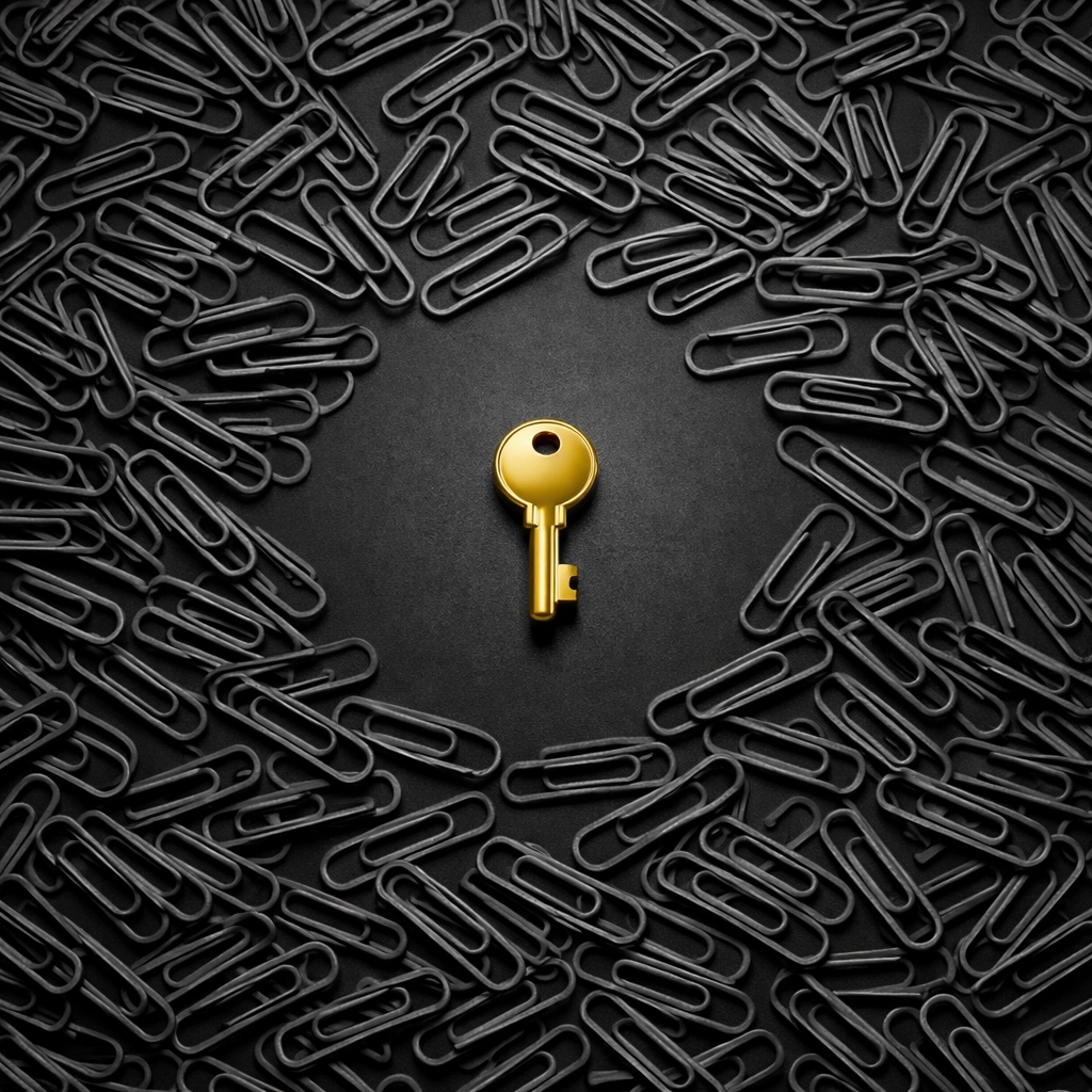 A gold key representing a high-intent lead found by a full service marketing agency bunbury for local growth.