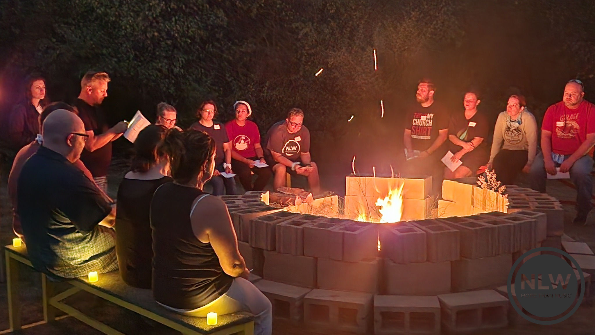 Next Level Worship Retreat Campfire Fellowship