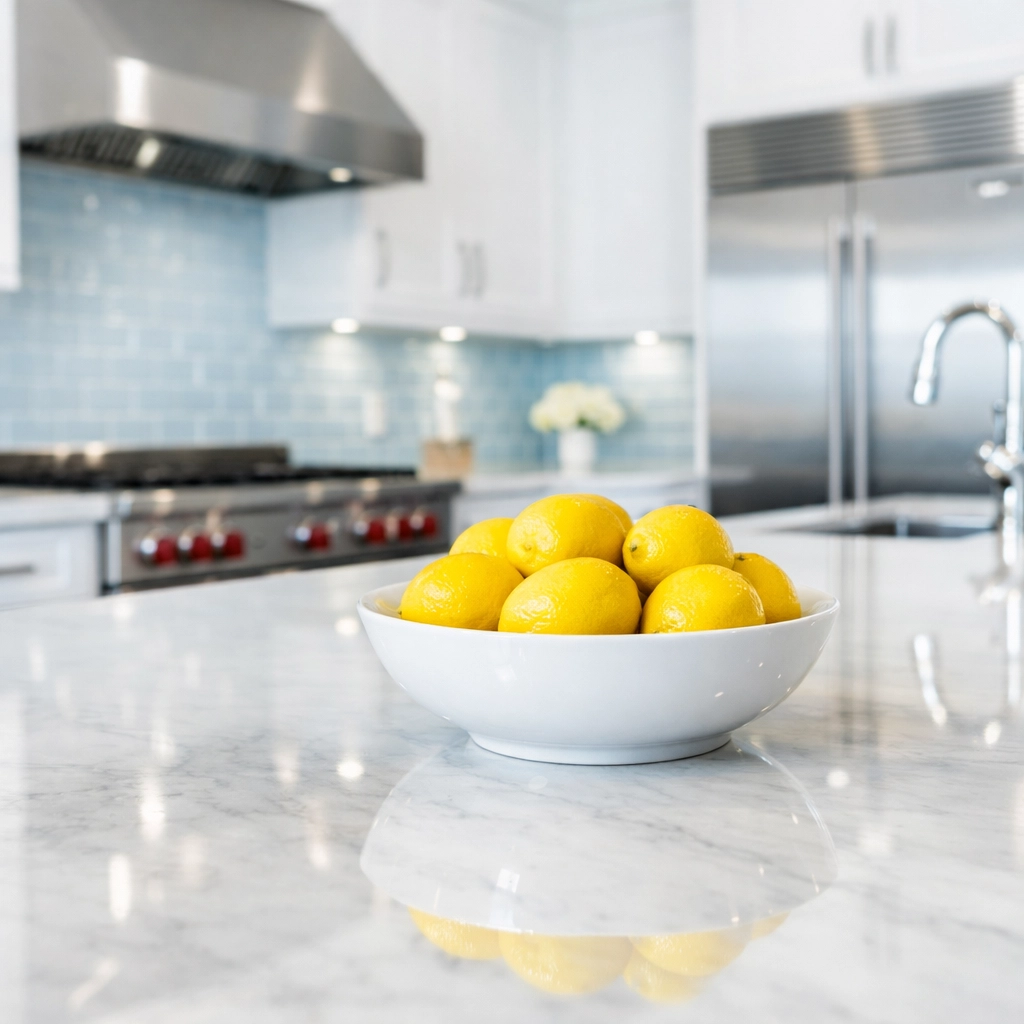 Sparkling modern kitchen in Burlington after a deep clean by a reliable house cleaning service Burlington.