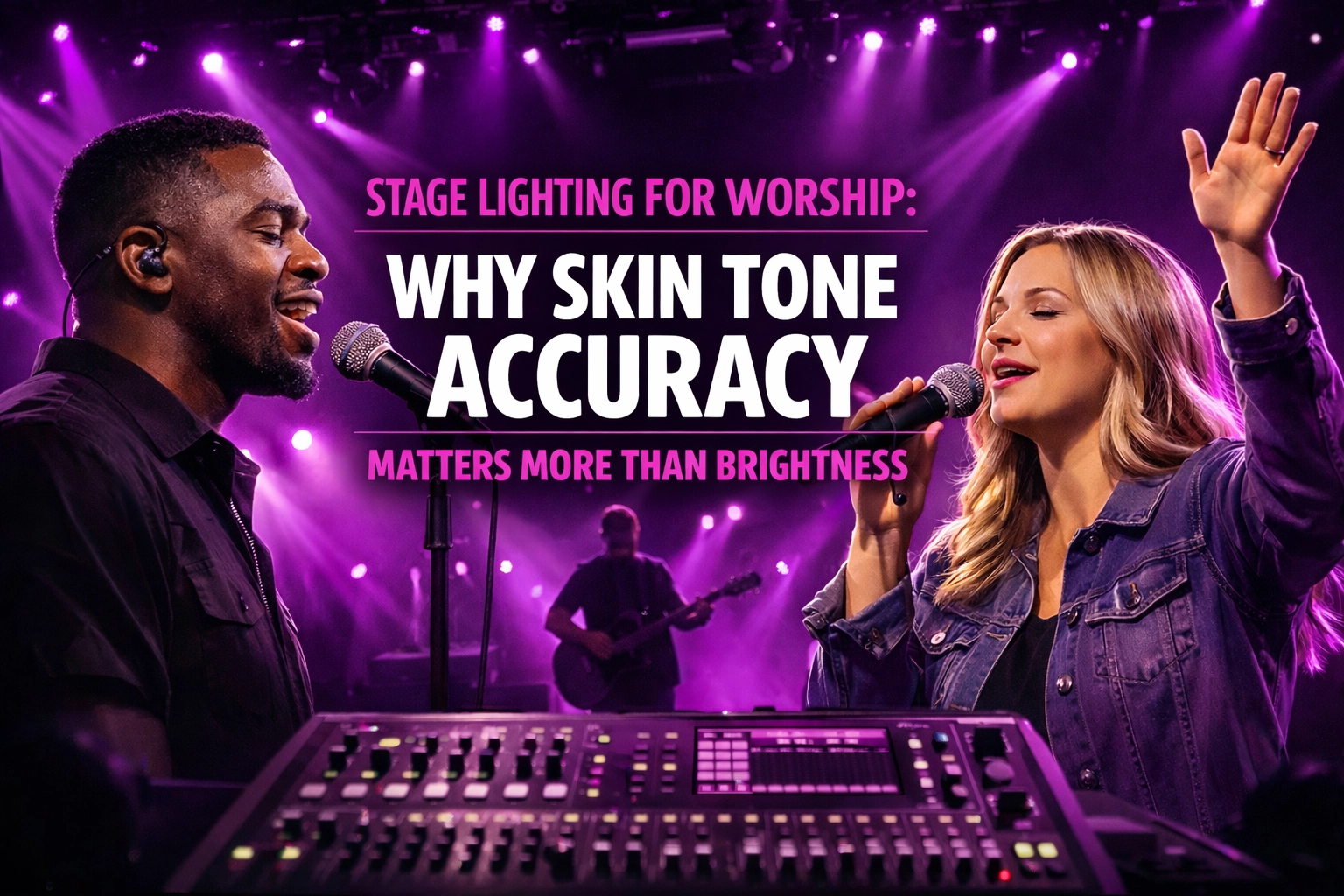[HERO] Stage Lighting for Worship: Why Skin Tone Accuracy Matters More Than Brightness