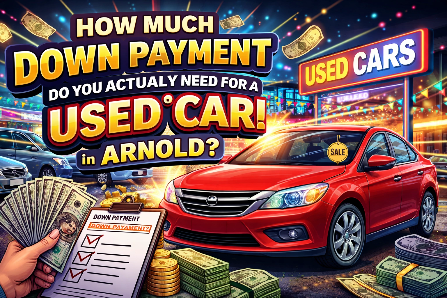 [HERO] How Much Down Payment Do You Actually Need for a Used Car in Arnold?