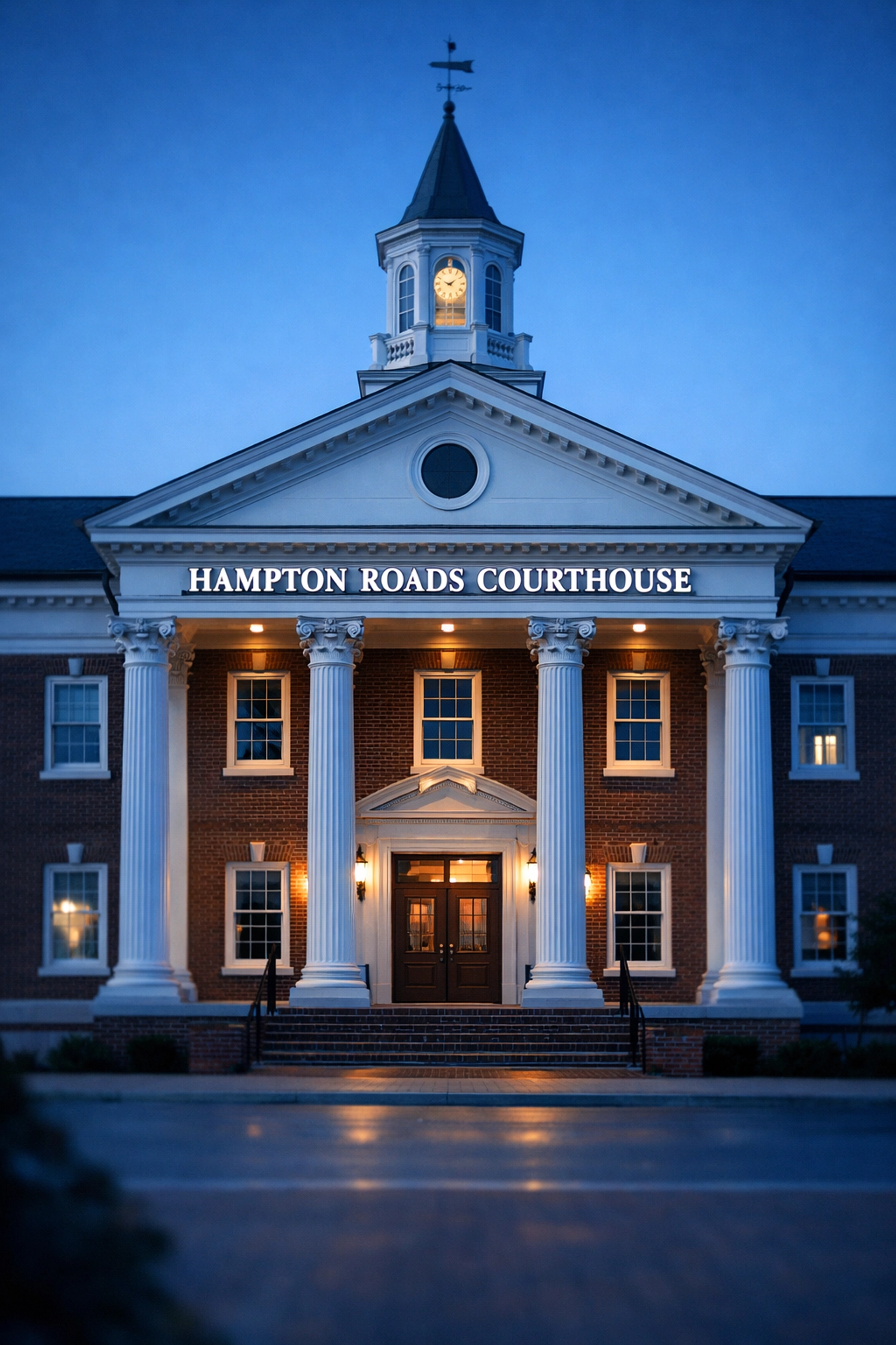 Hampton Roads courthouse where Coastal Virginia Law defends DUI cases