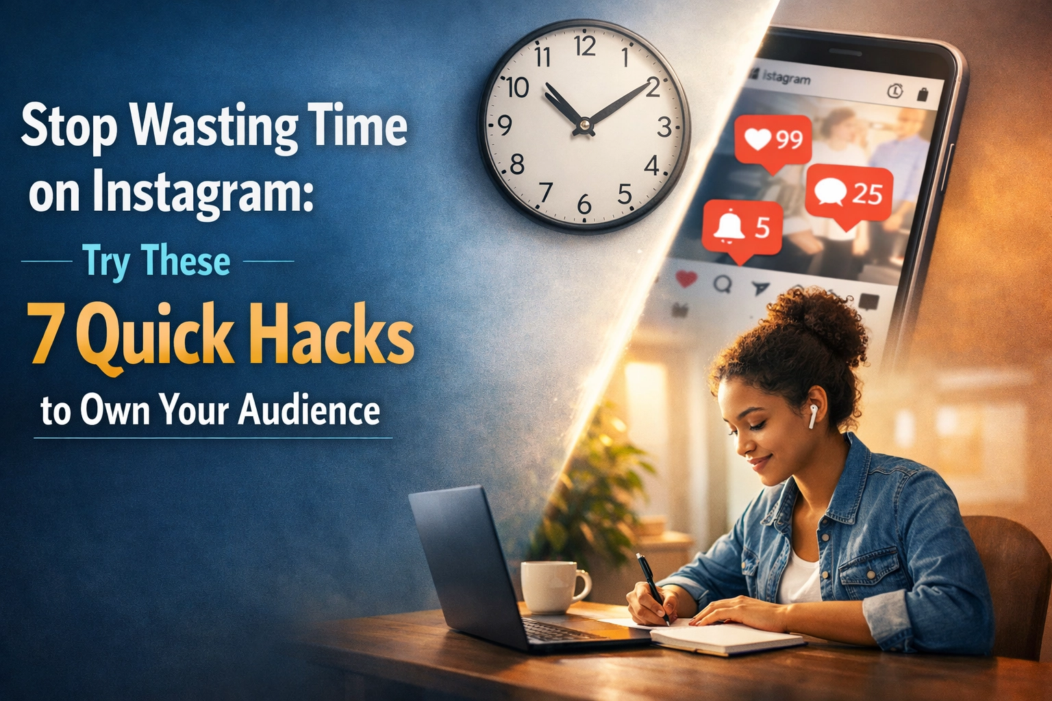 [HERO] Stop Wasting Time on Instagram: Try These 7 Quick Hacks to Own Your Audience