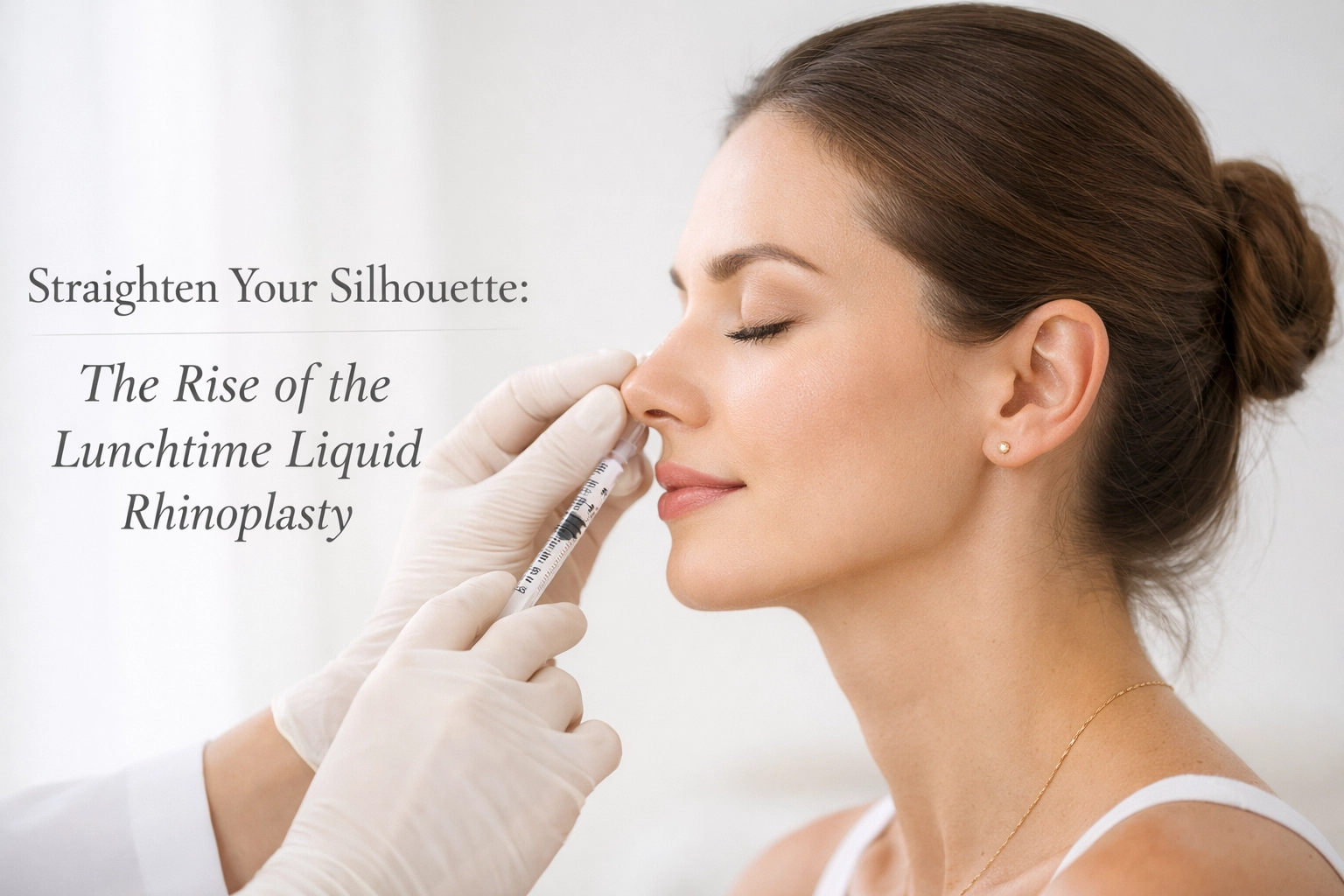 [HERO] Straighten Your Silhouette: The Rise of the Lunchtime Liquid Rhinoplasty