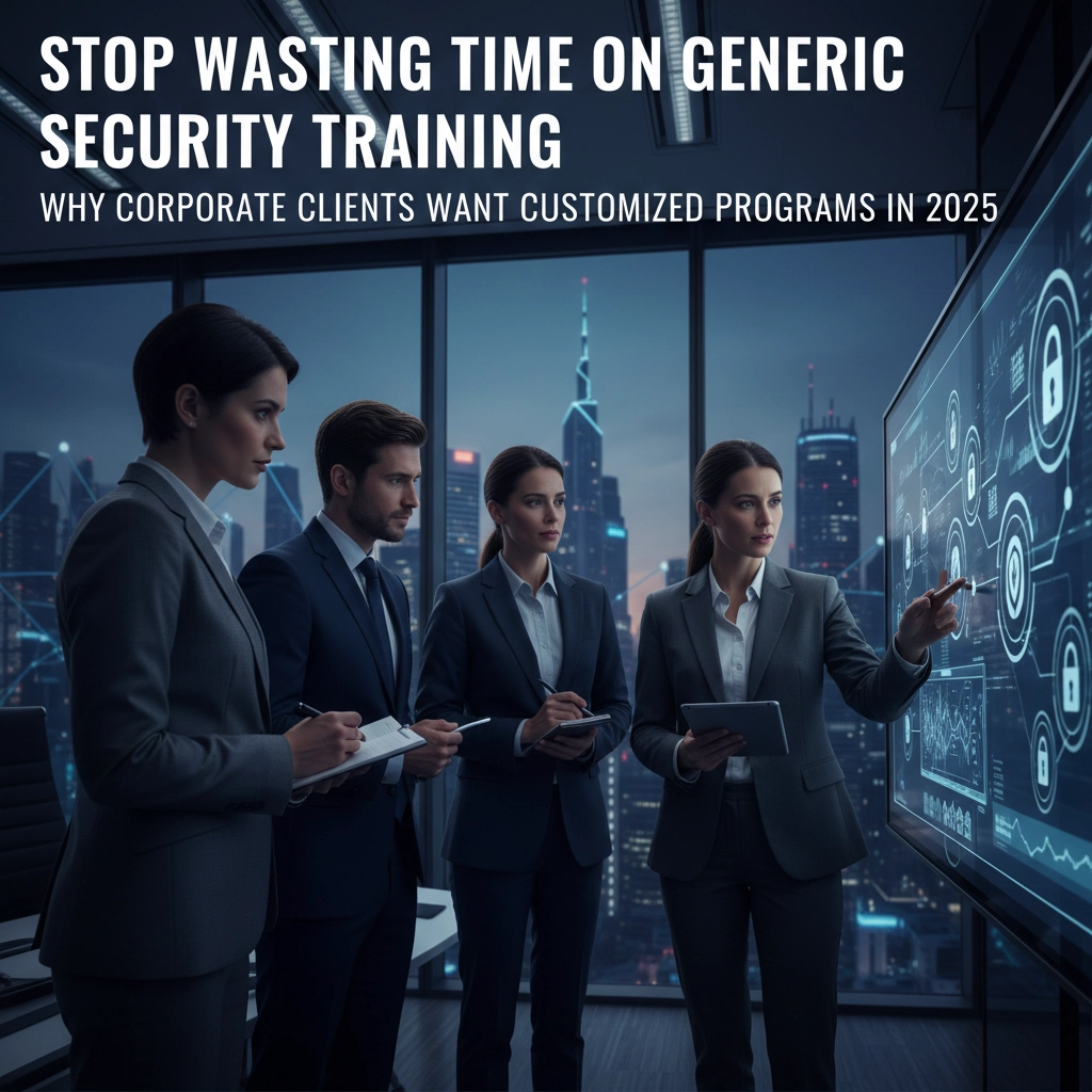 Stop Wasting Time on Generic Security Training: Why Corporate Clients Want Customized Programs in 2025