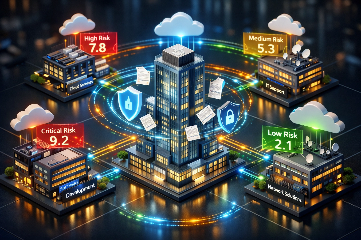 Third-party ICT vendor risk management visualization using ServiceNow for DORA Article 28