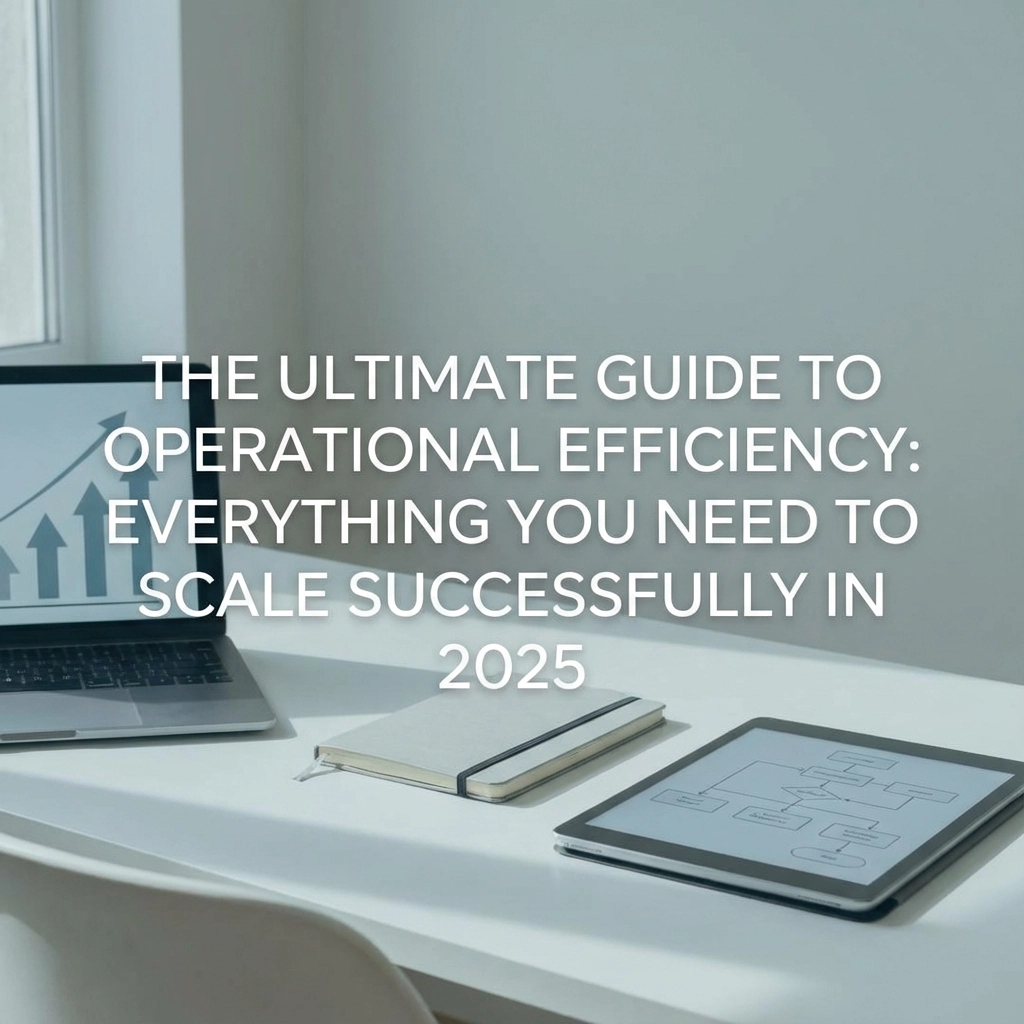 The Ultimate Guide to Operational Efficiency: Everything You Need to Scale Successfully in 2025