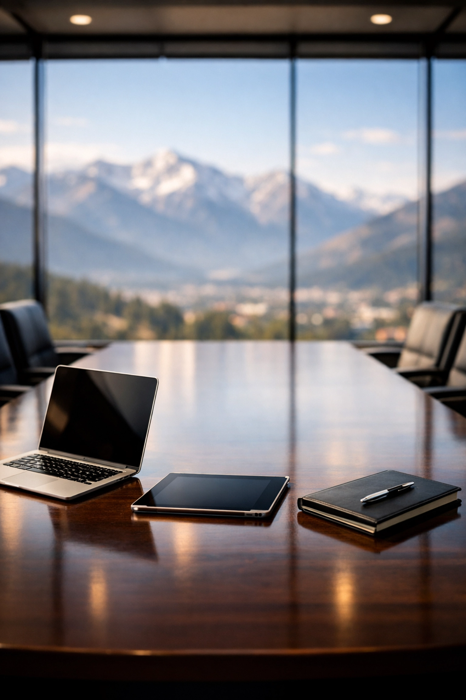 A modern corporate boardroom in Colorado symbolizing strategic consulting and business growth.