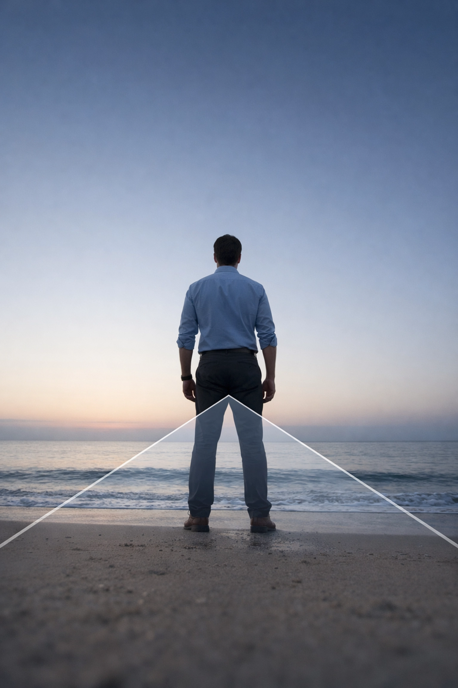 A person looking at the Virginia Beach horizon, symbolizing a clear path forward after a DUI charge.