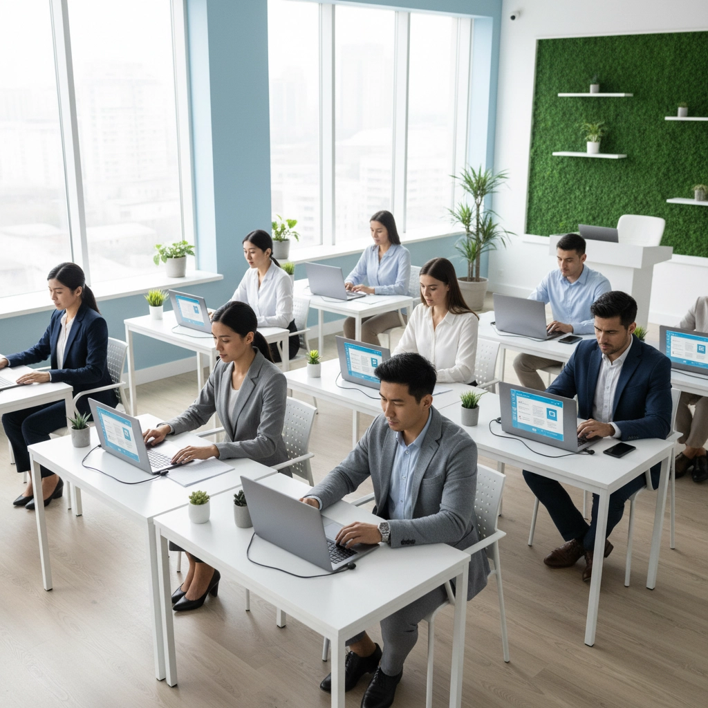 Security team reviewing counter-terror protocols – SIA badge renewal