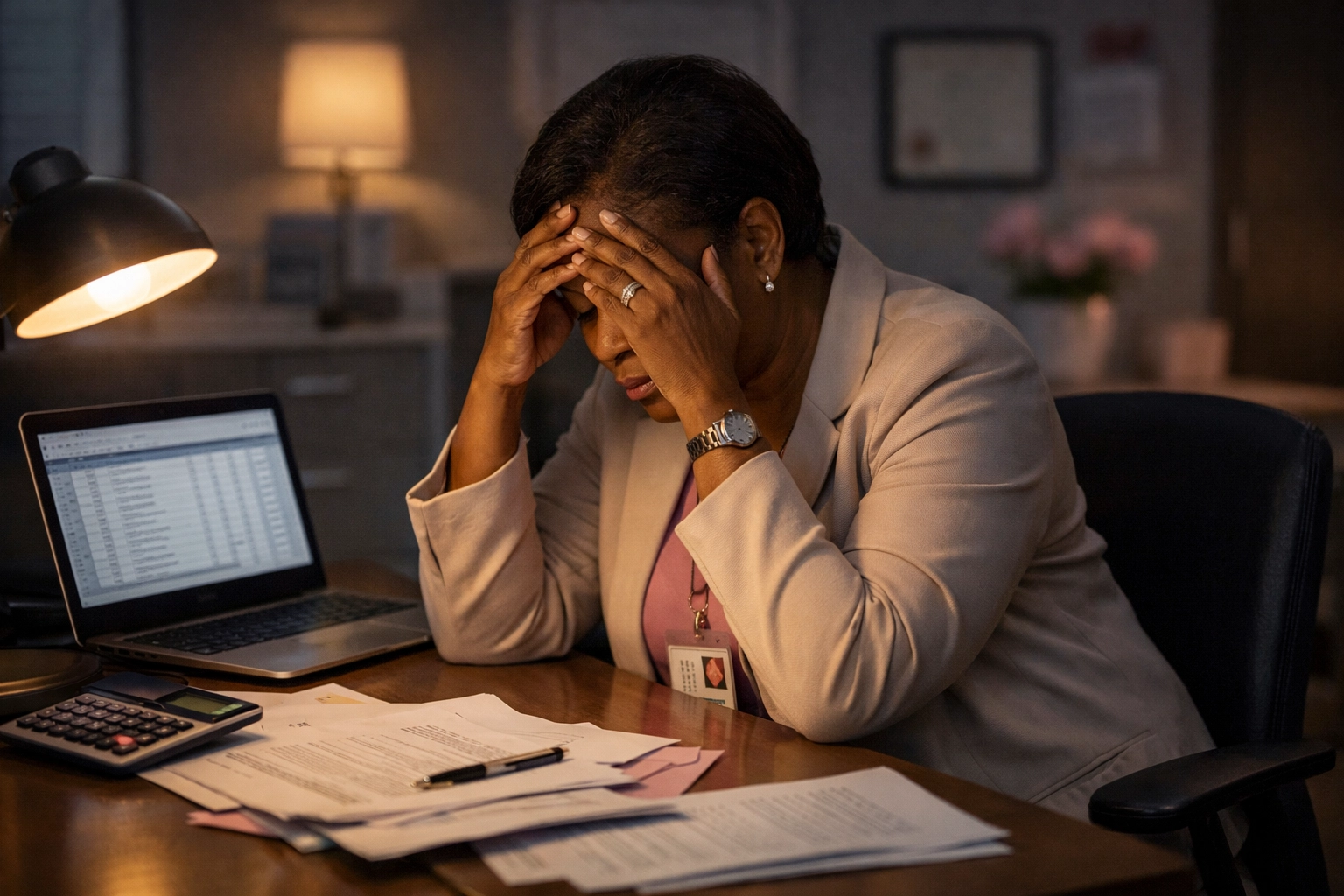 Healthcare administrator overwhelmed calculating the financial costs of director of nursing turnover