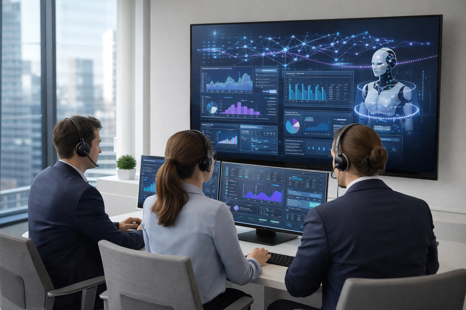 ServiceNow AI-powered analytics dashboard displaying real-time performance metrics