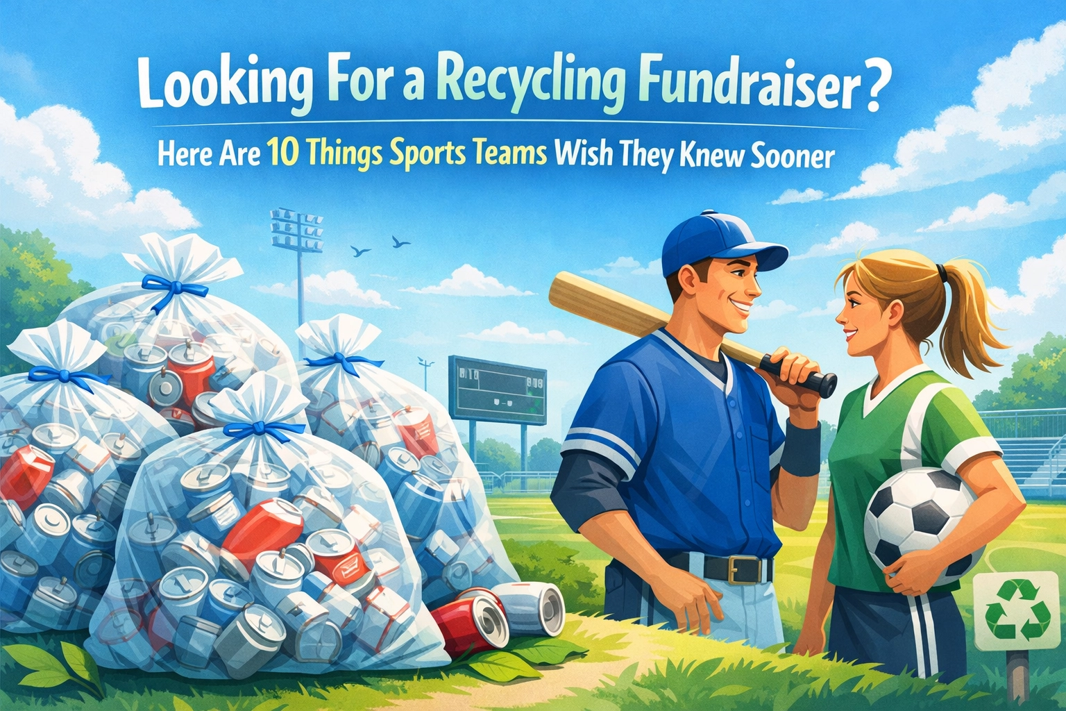 Looking For a Recycling Fundraiser? Here Are 10 Things Sports Teams Wish They Knew Sooner