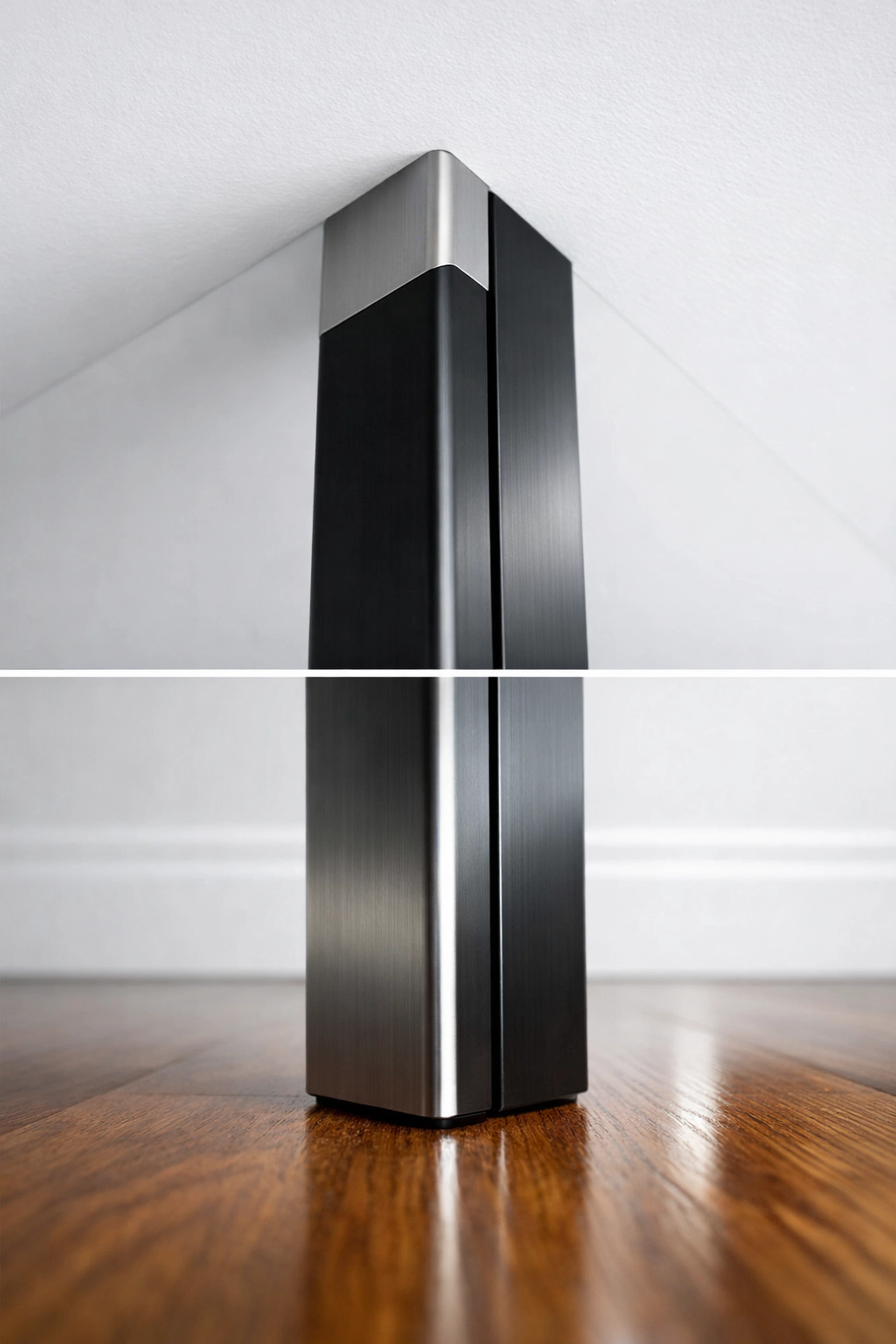 Detail of a no wall damage workout system installed safely as high-quality home gym equipment.