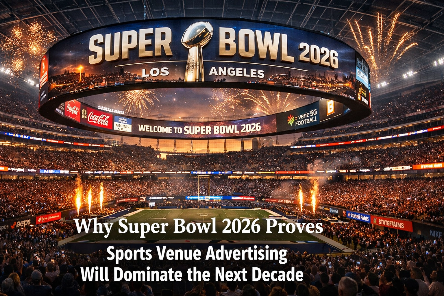 Why Super Bowl 2026 Proves Sports Venue Advertising Will Dominate the Next Decade