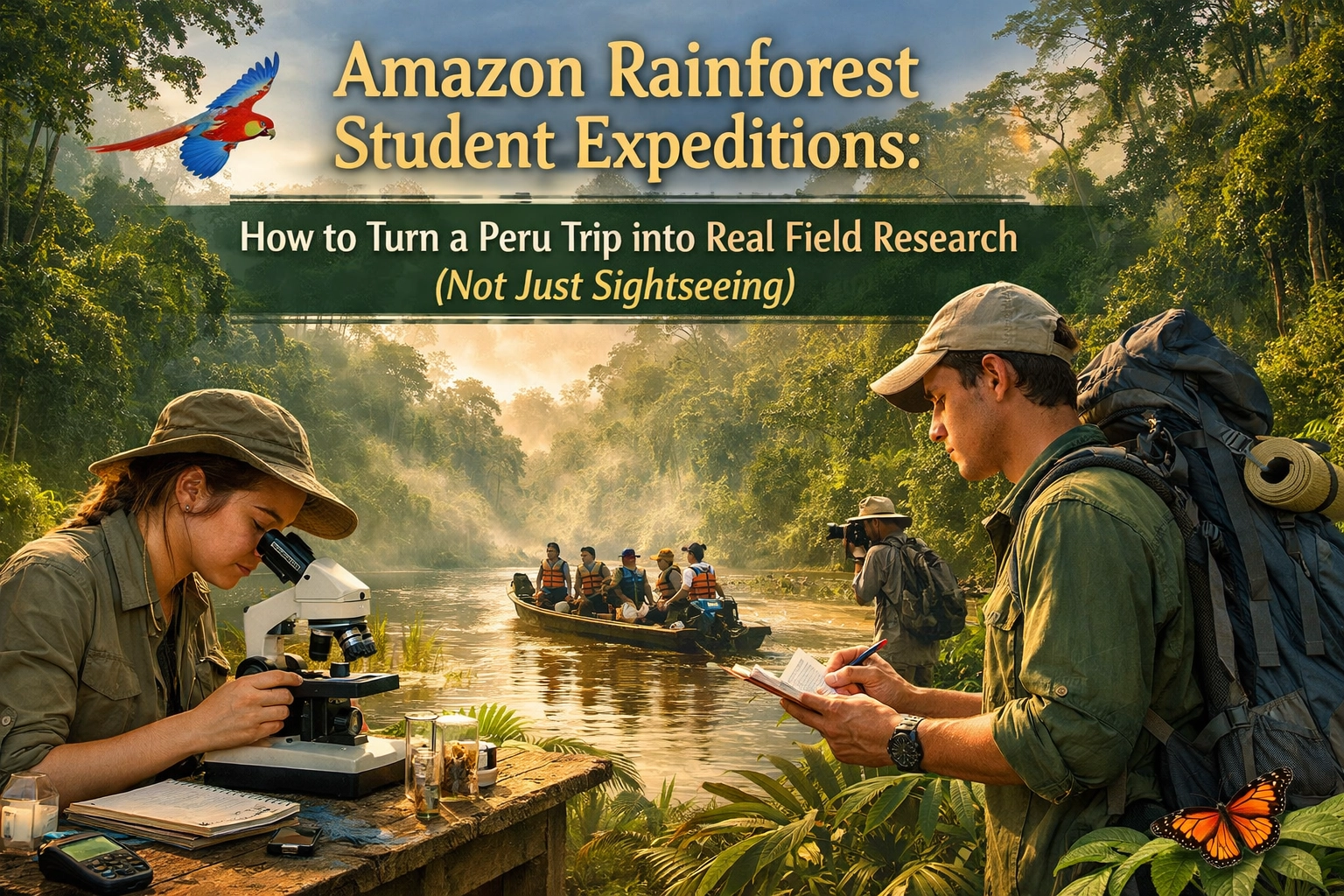 [HERO] Amazon Rainforest Student Expeditions: How to turn a Peru trip into real field research (not just sightseeing)