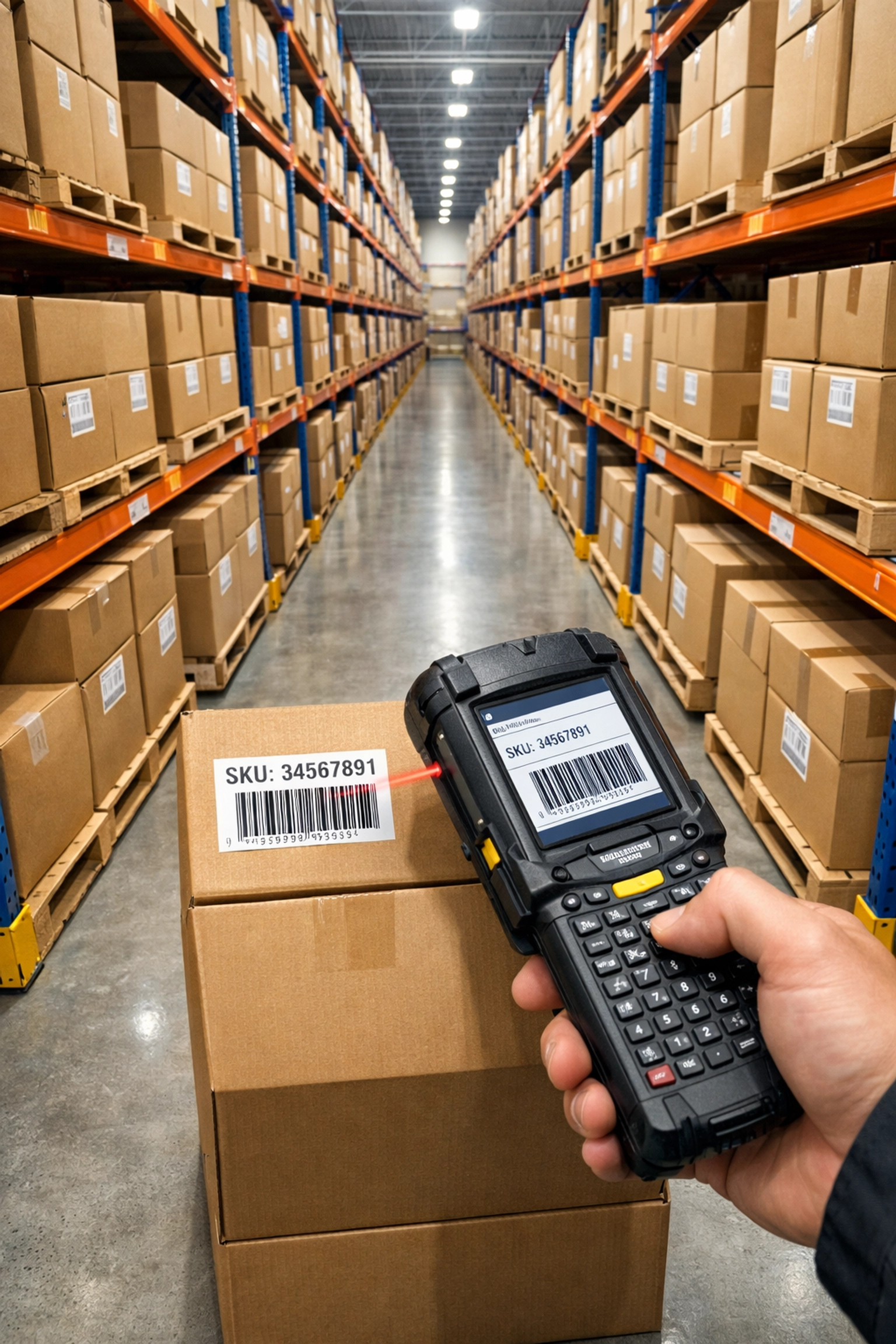 Precise SKU management and inventory tracking in a modern contract warehousing facility.